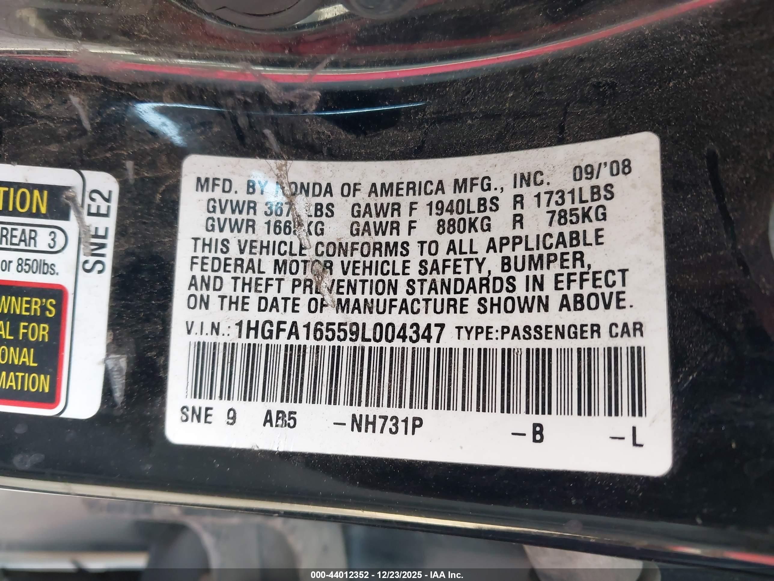 HONDA CIVIC image 9