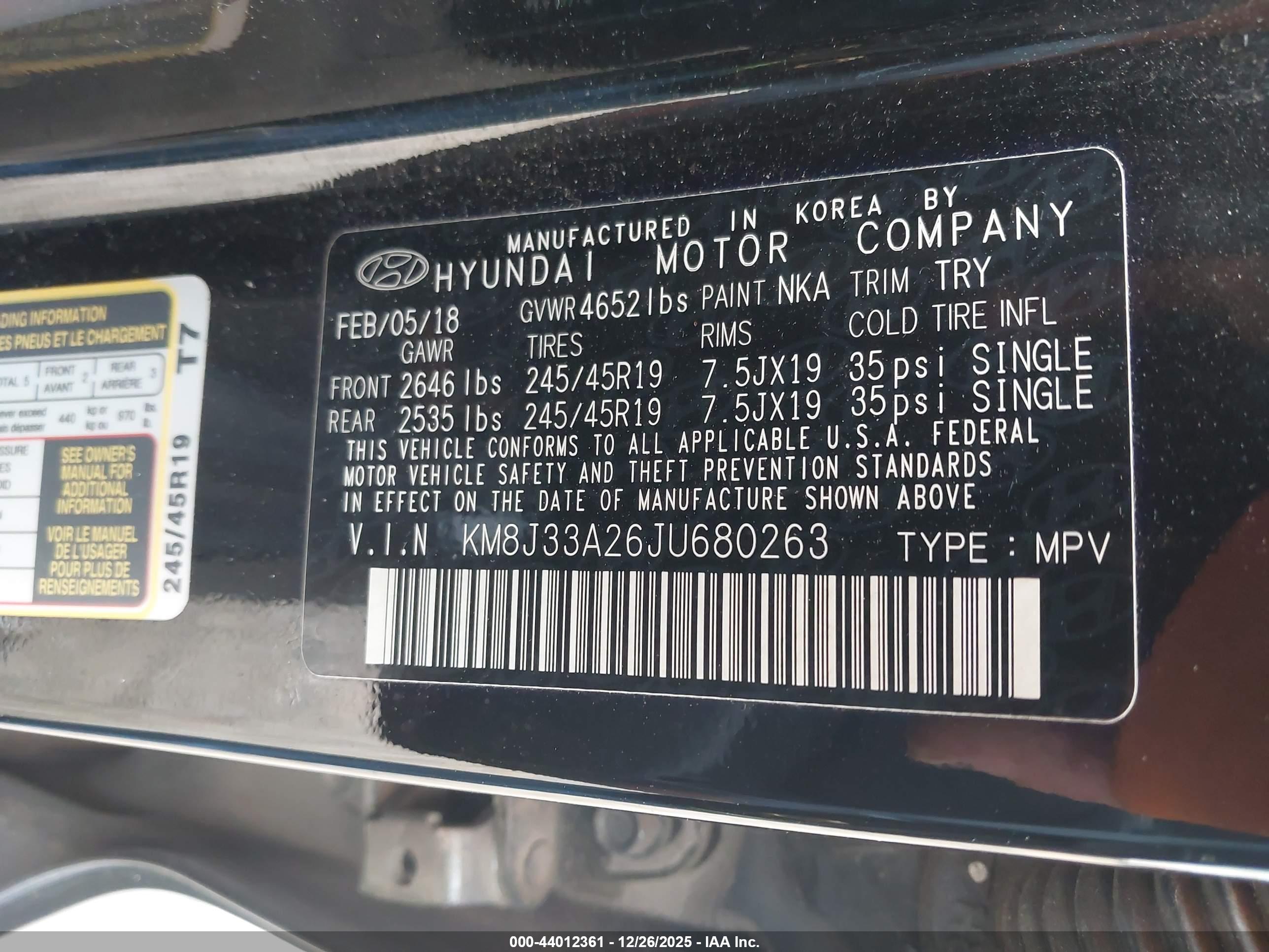 HYUNDAI TUCSON image 9