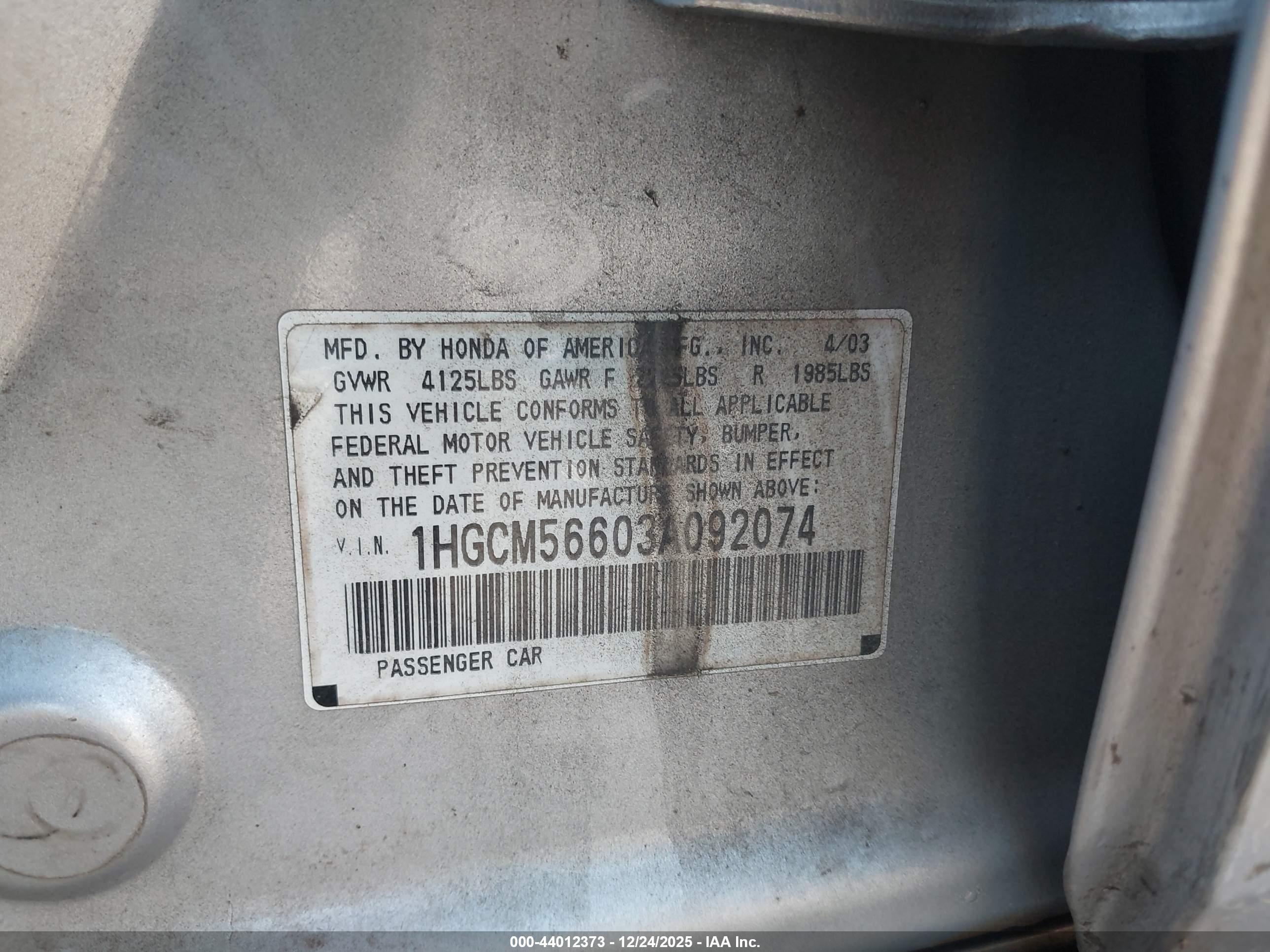 HONDA ACCORD image 9