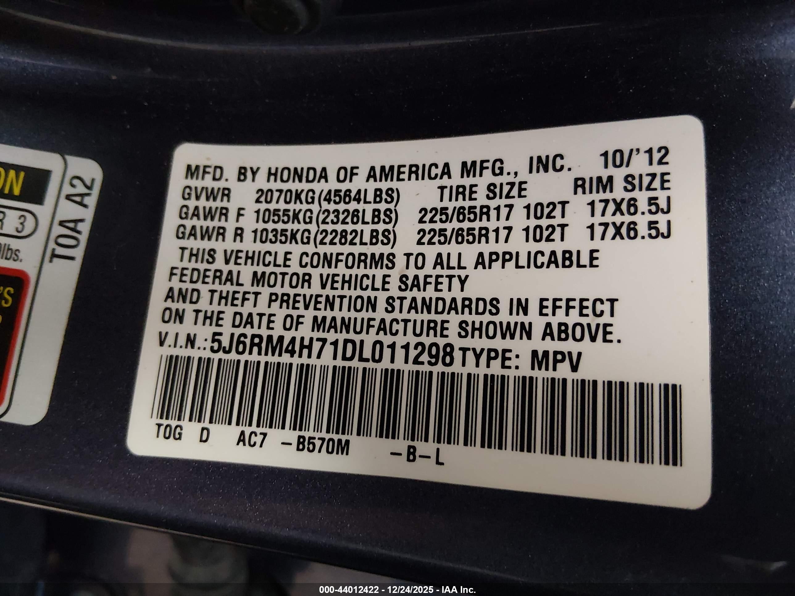 HONDA CR-V image 9