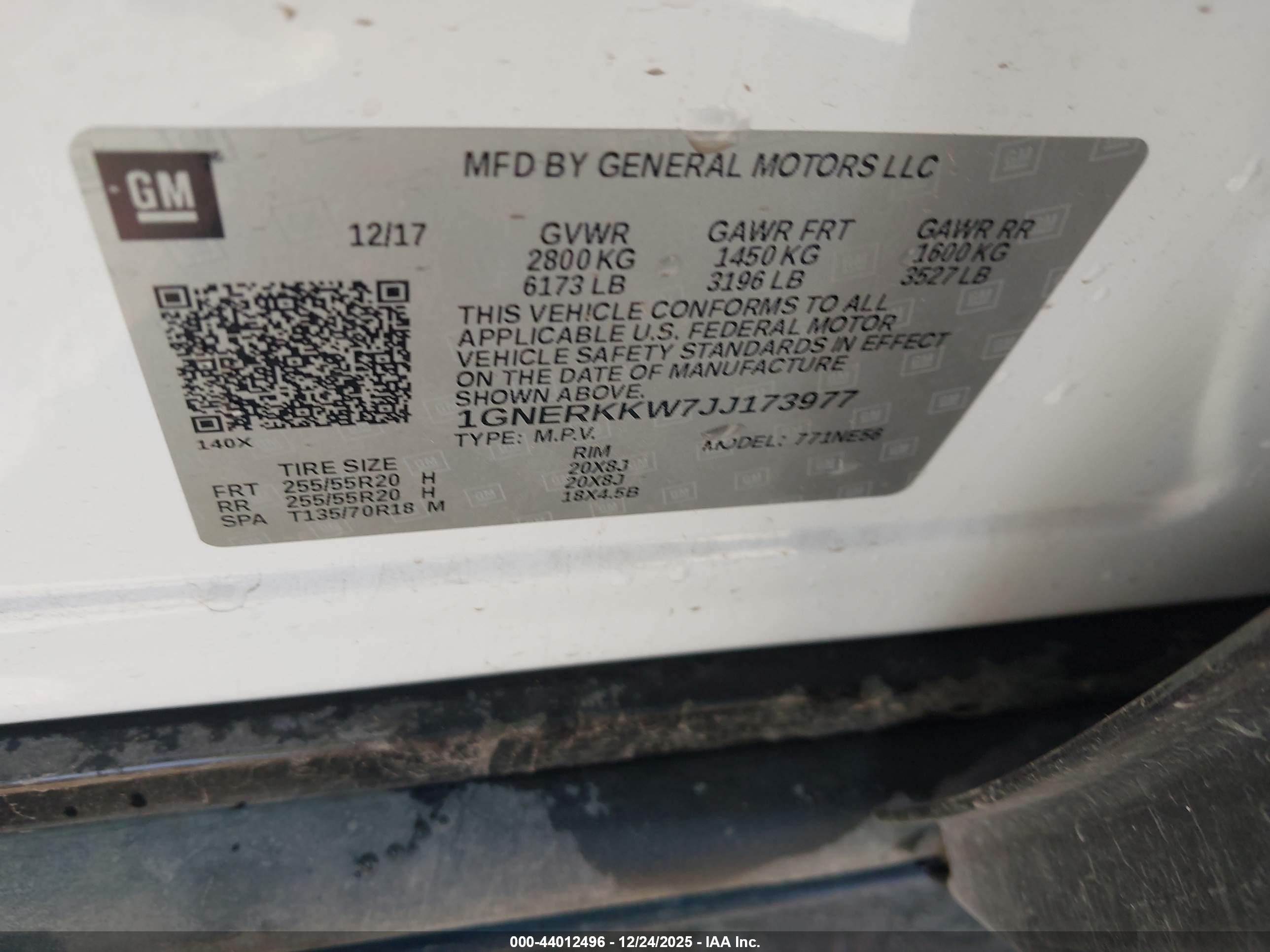 CHEVROLET TRAVERSE image 9