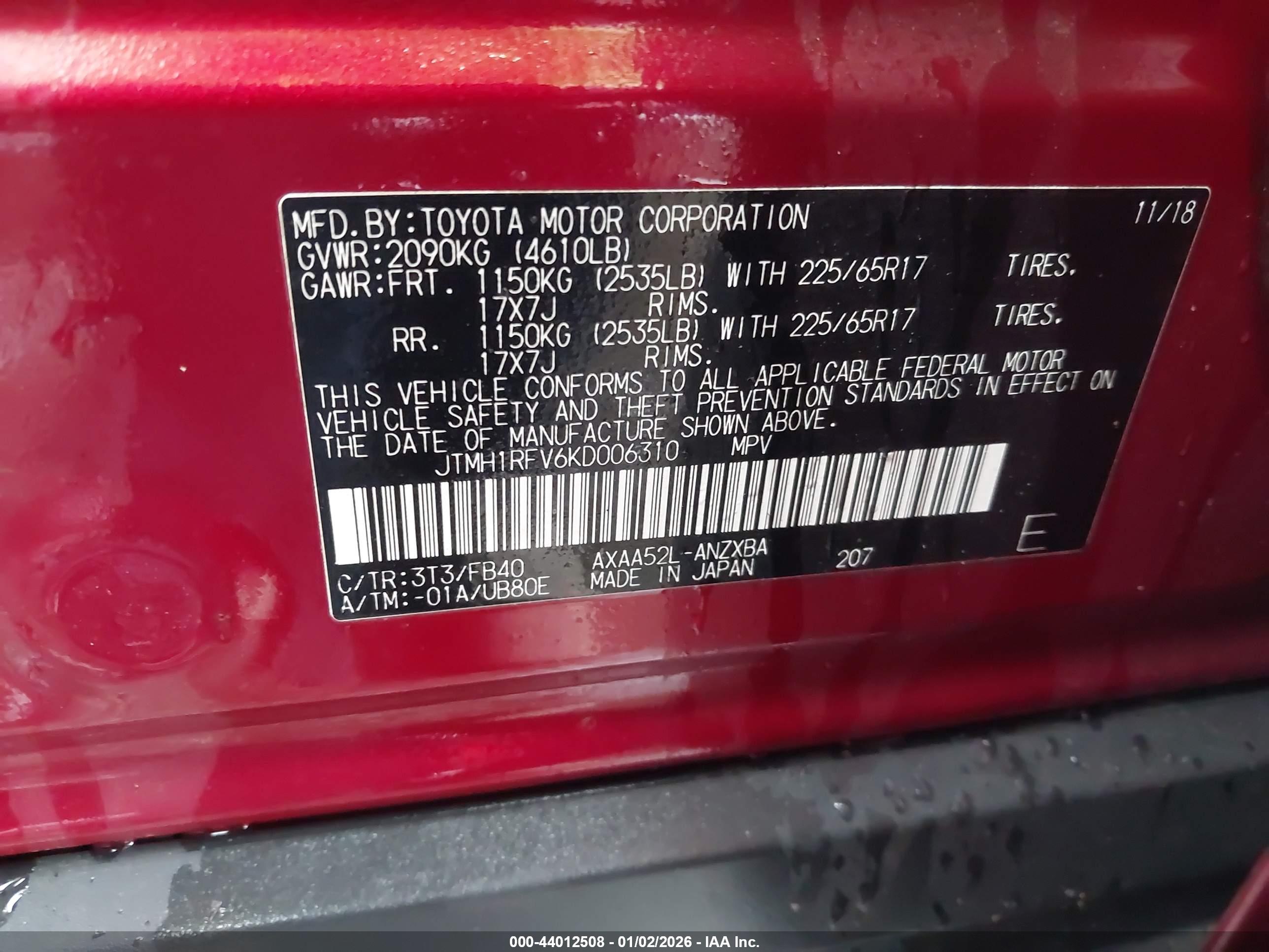 TOYOTA RAV4 image 9