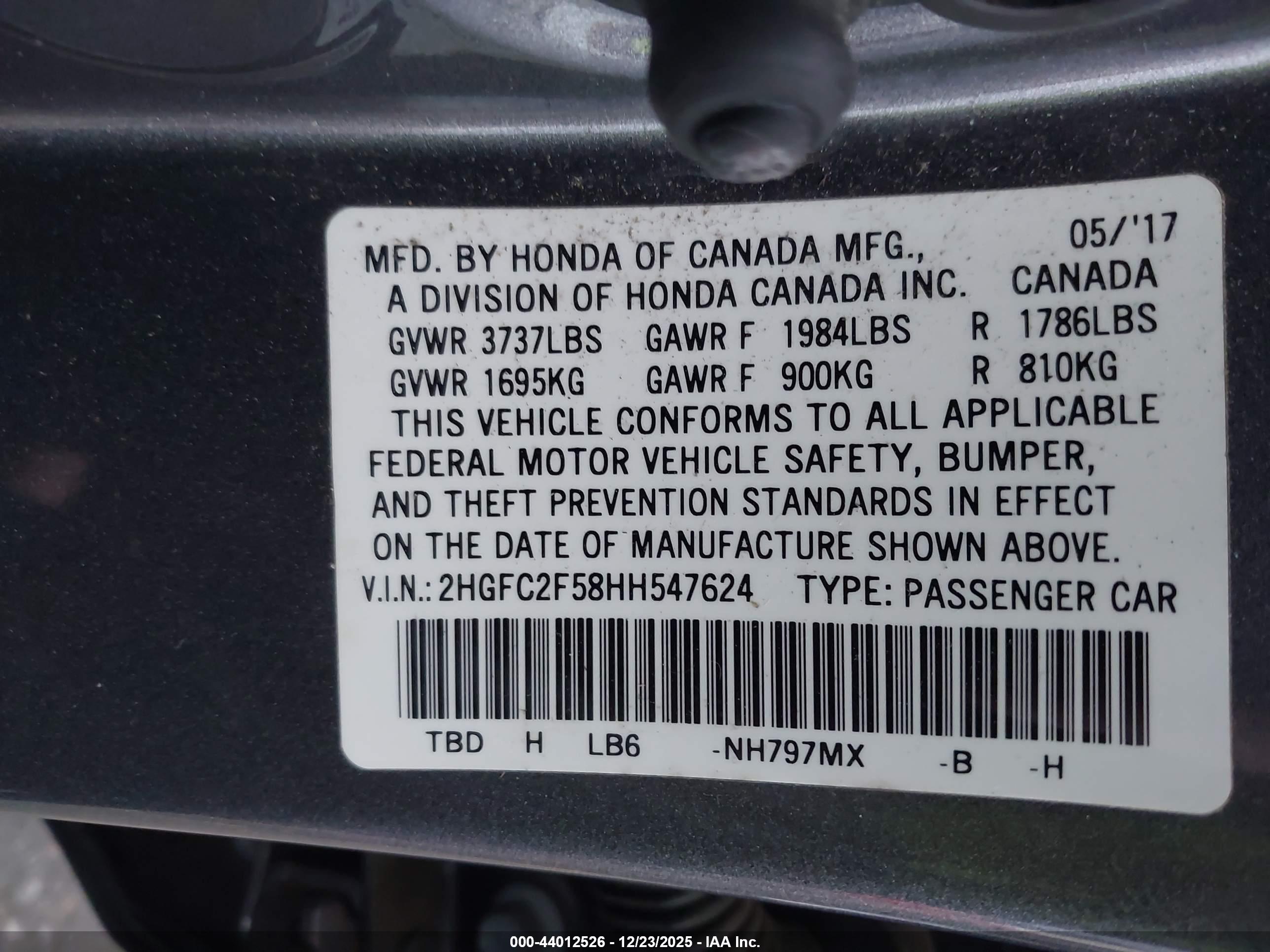 HONDA CIVIC image 9