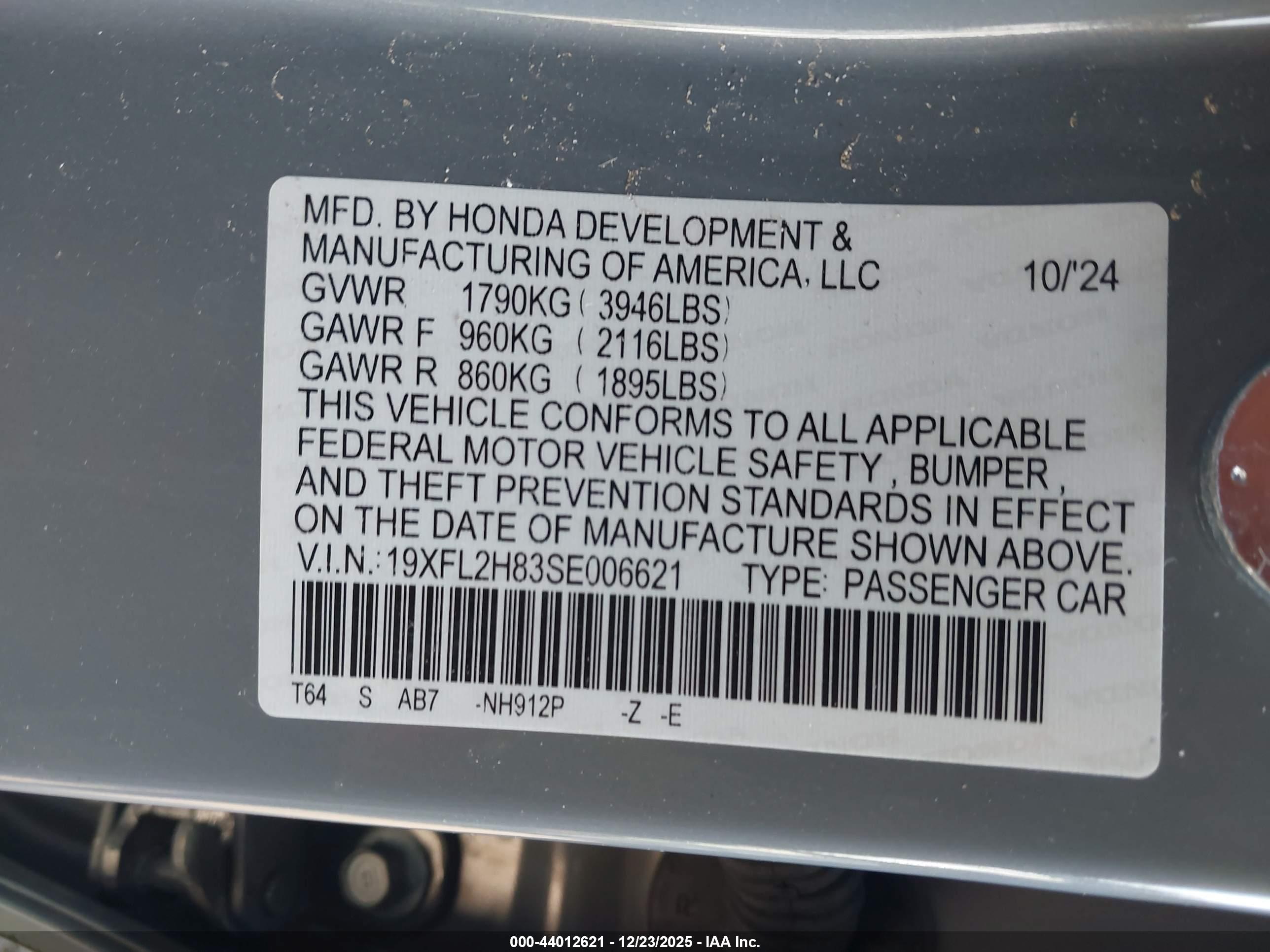 HONDA CIVIC image 9
