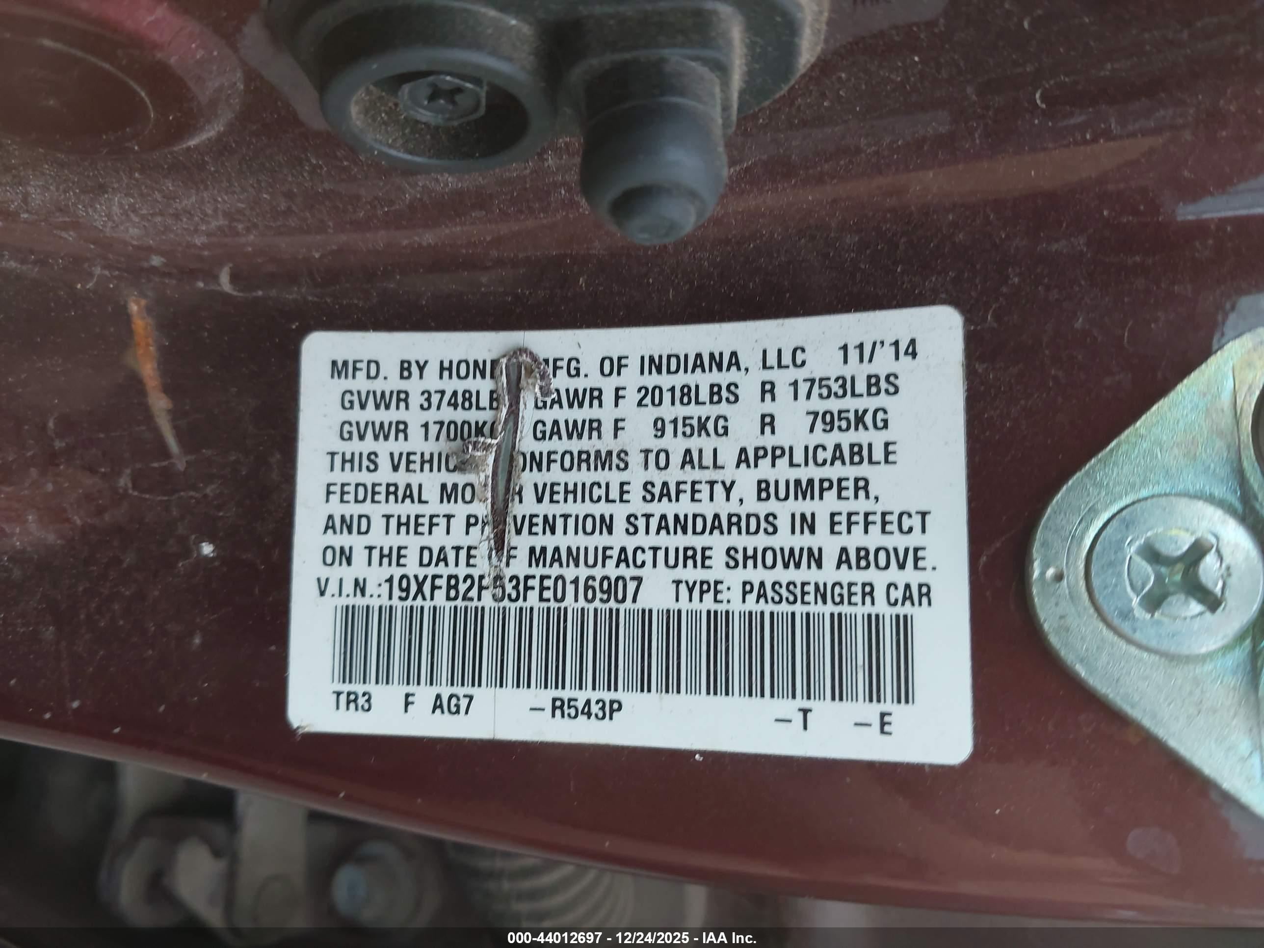 HONDA CIVIC image 9