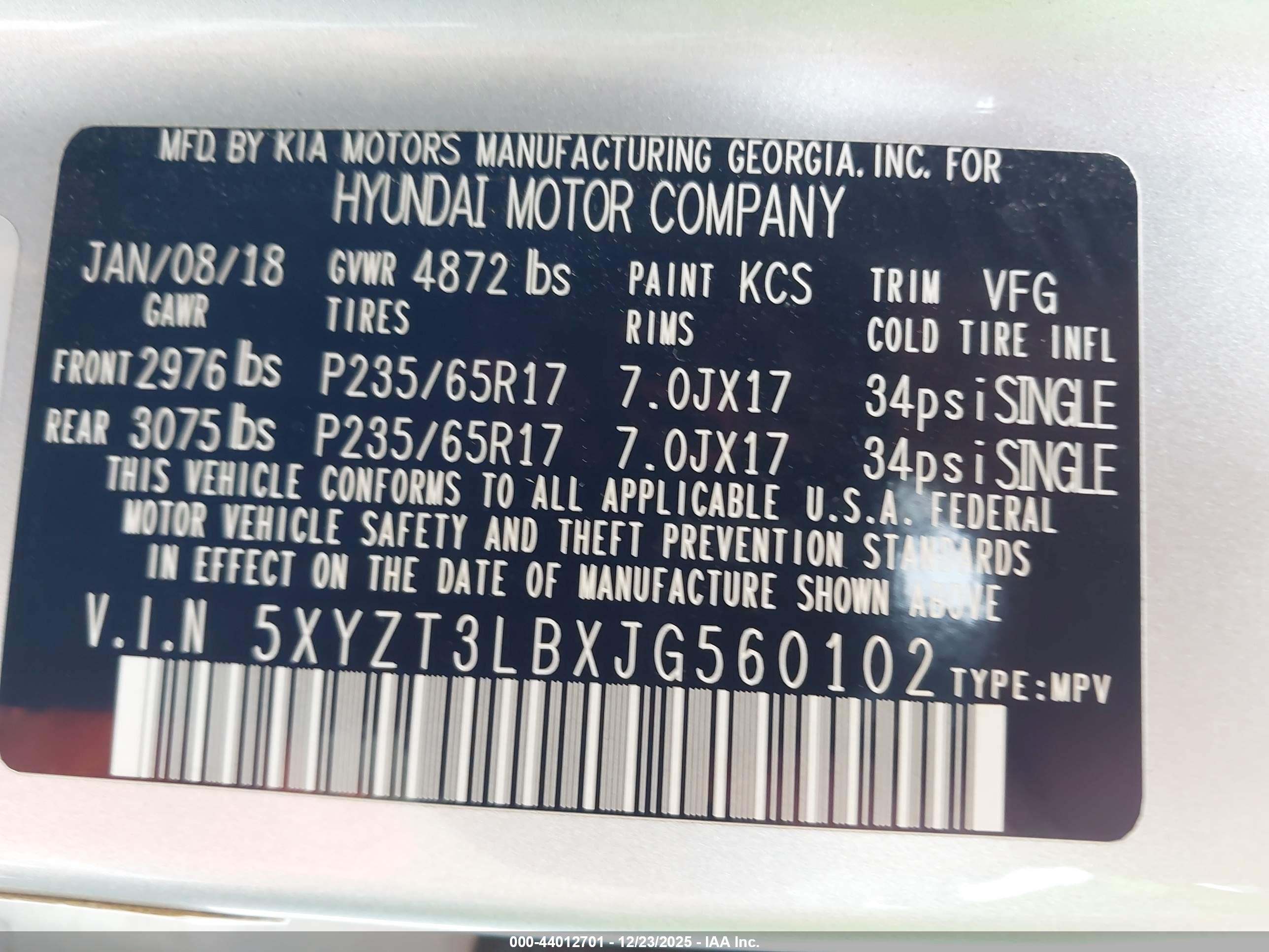 HYUNDAI SANTA image 9