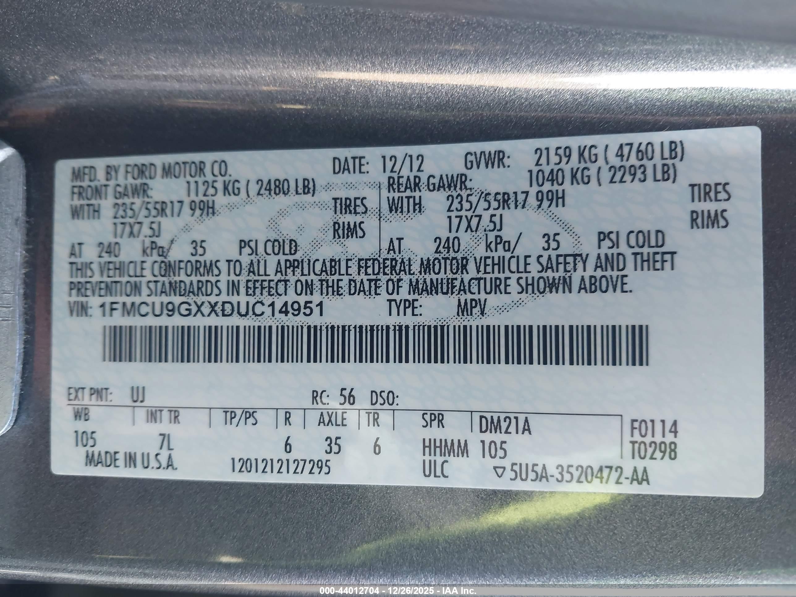 FORD ESCAPE image 9
