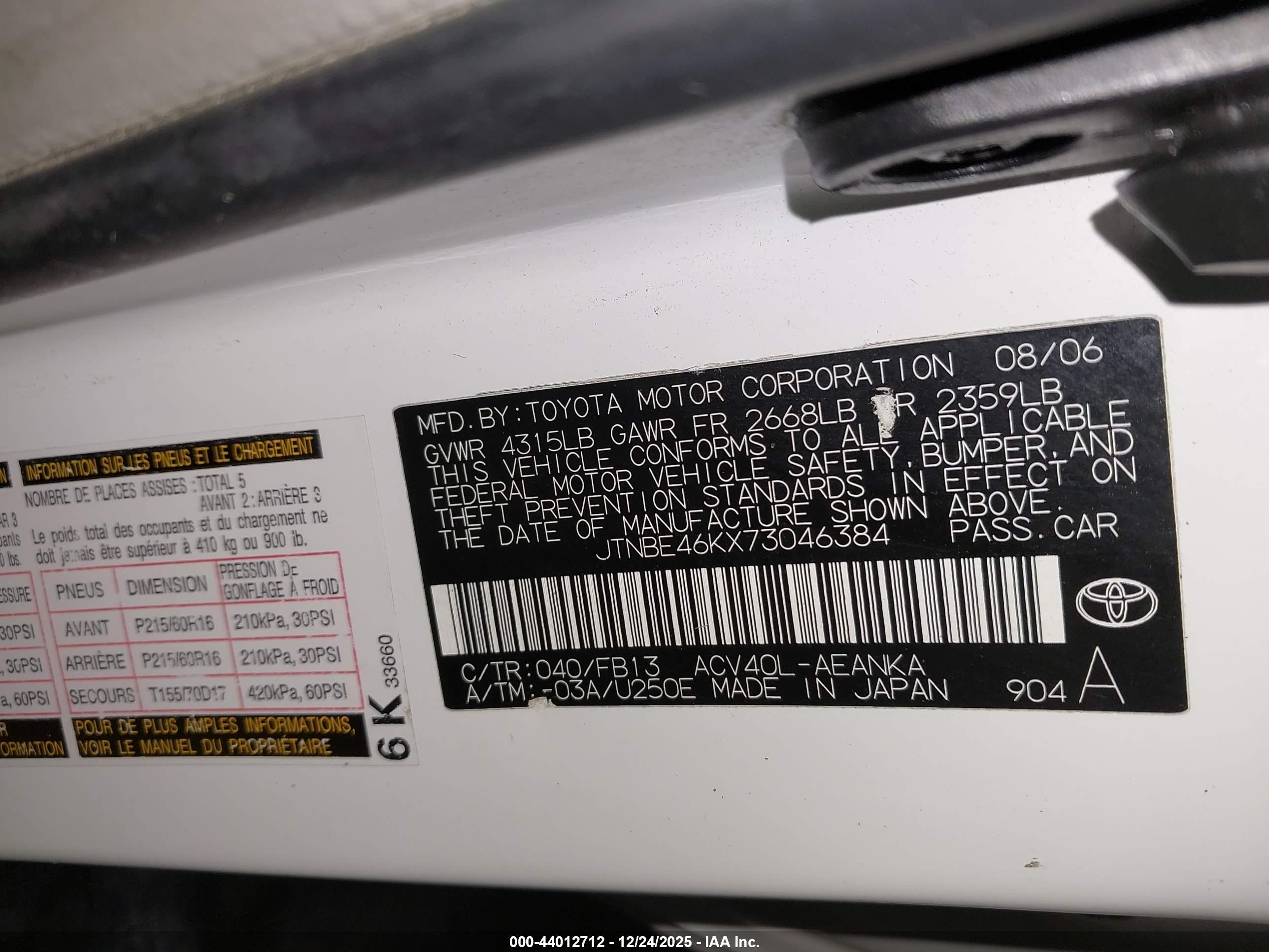 TOYOTA CAMRY image 9