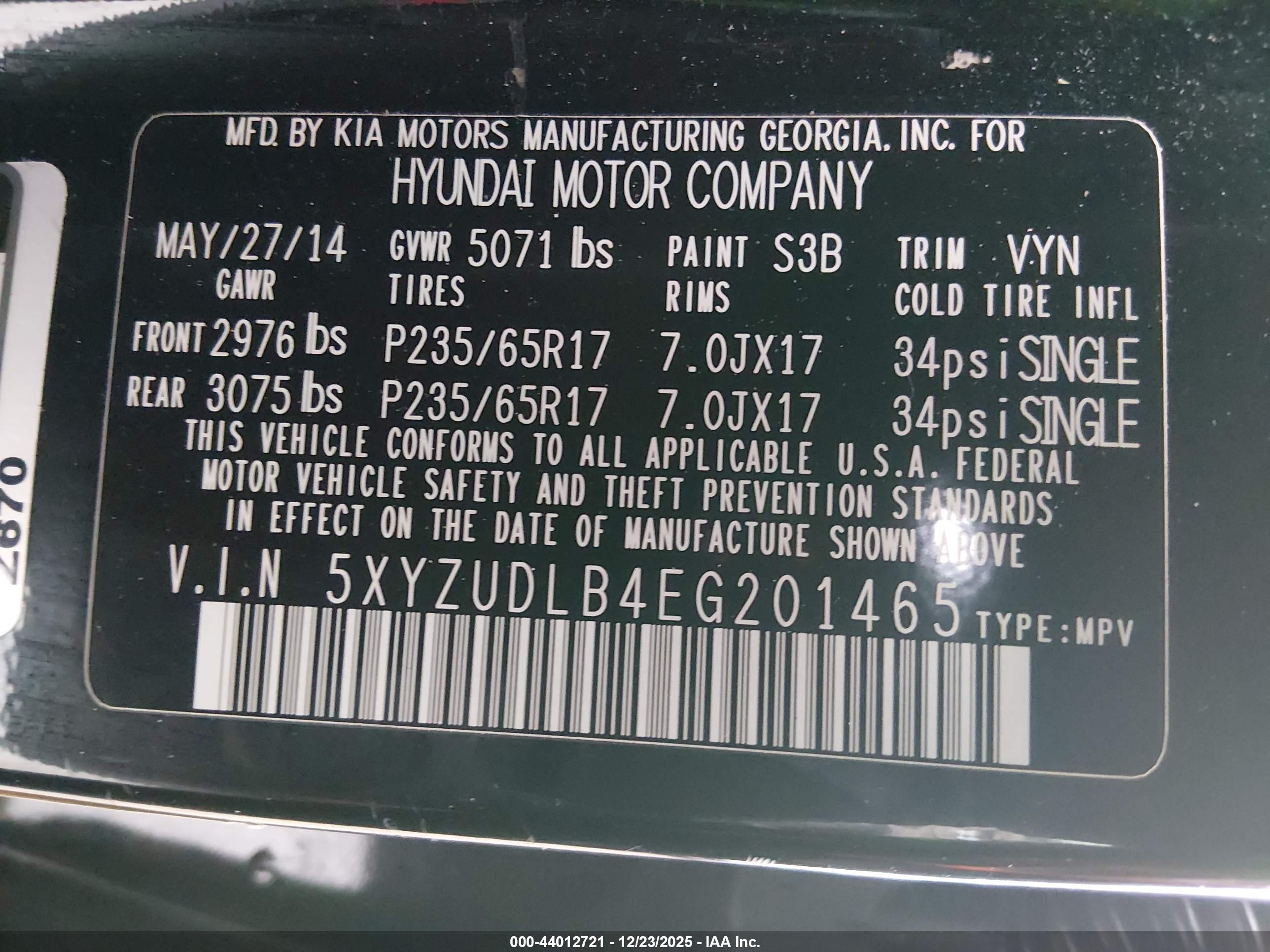 HYUNDAI SANTA image 9
