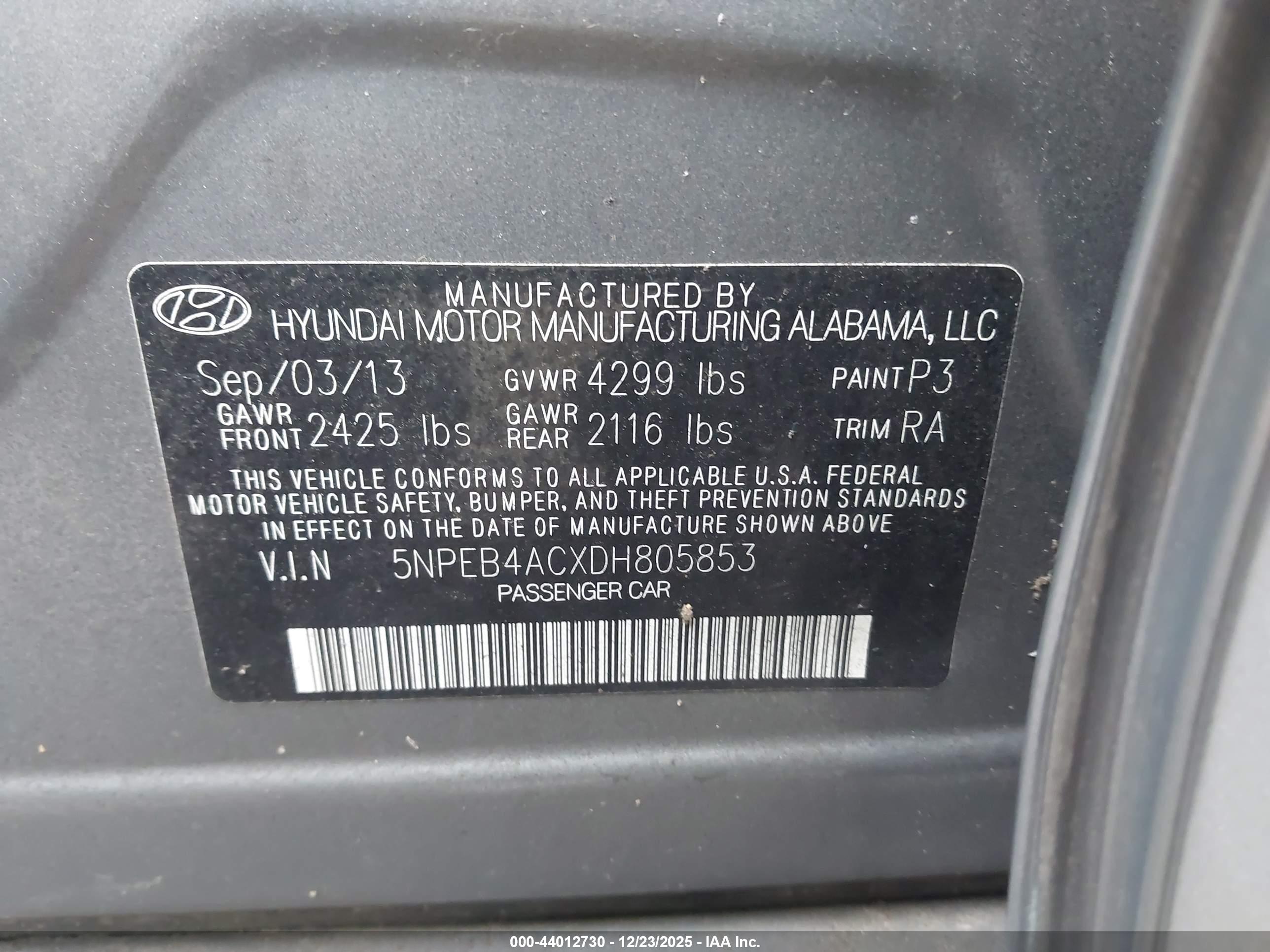 HYUNDAI SONATA image 9