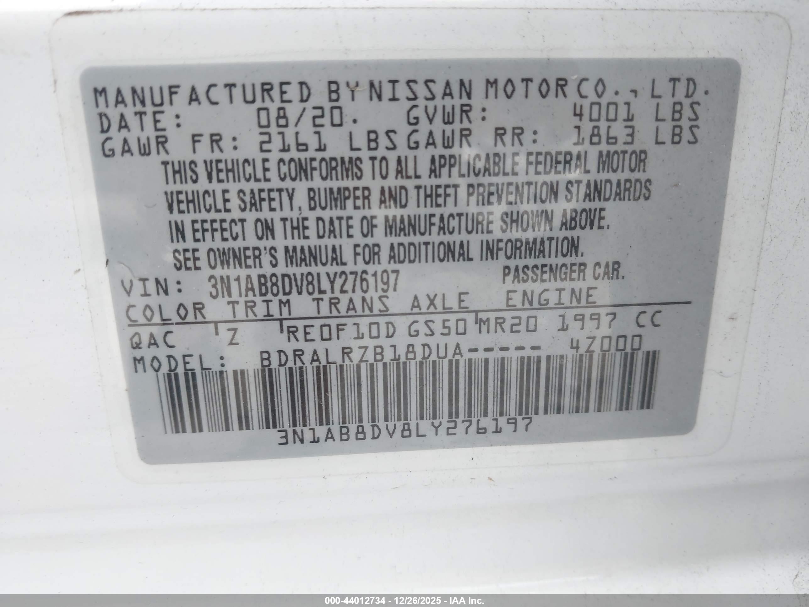 NISSAN SENTRA image 9