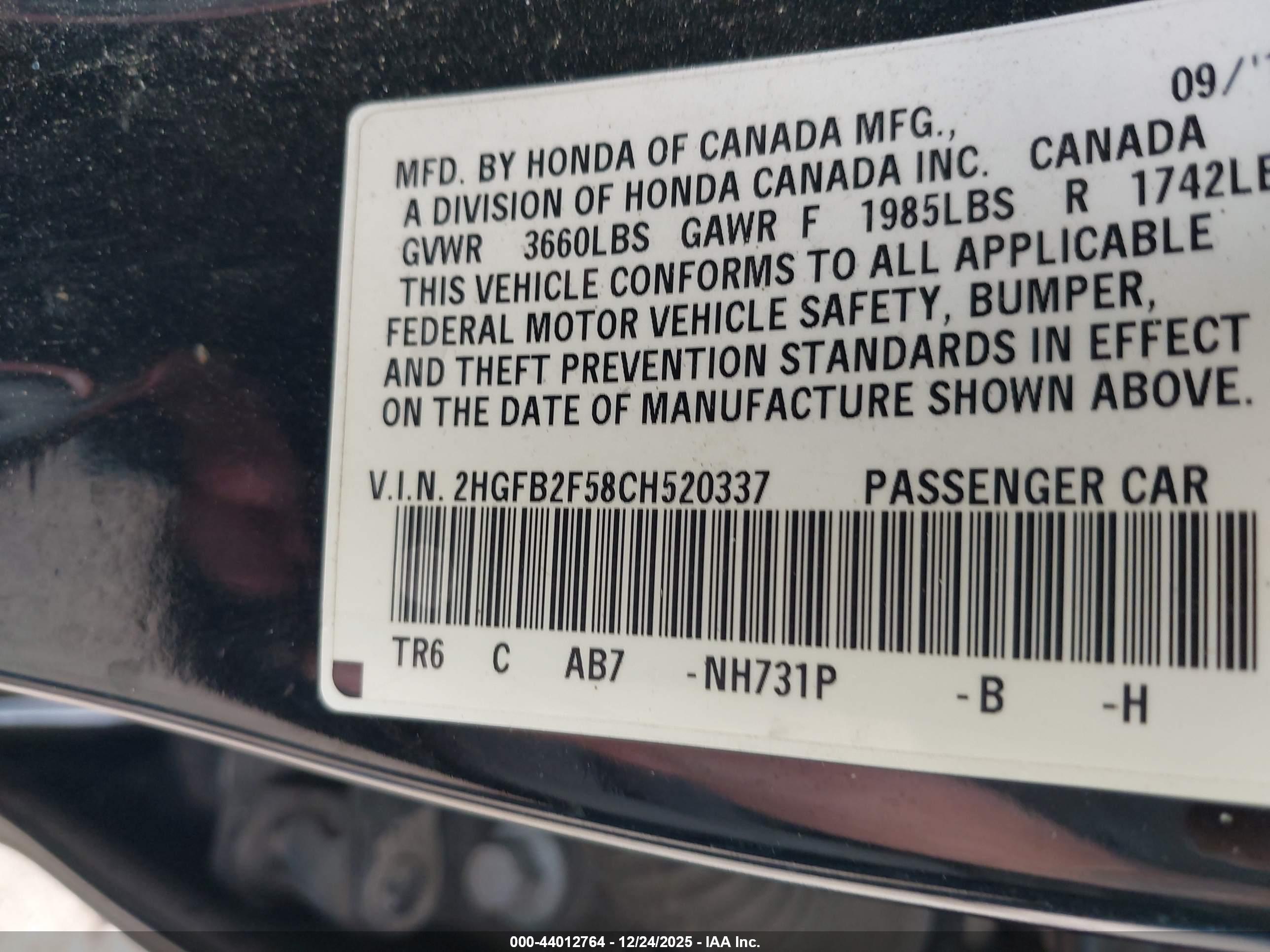 HONDA CIVIC image 9