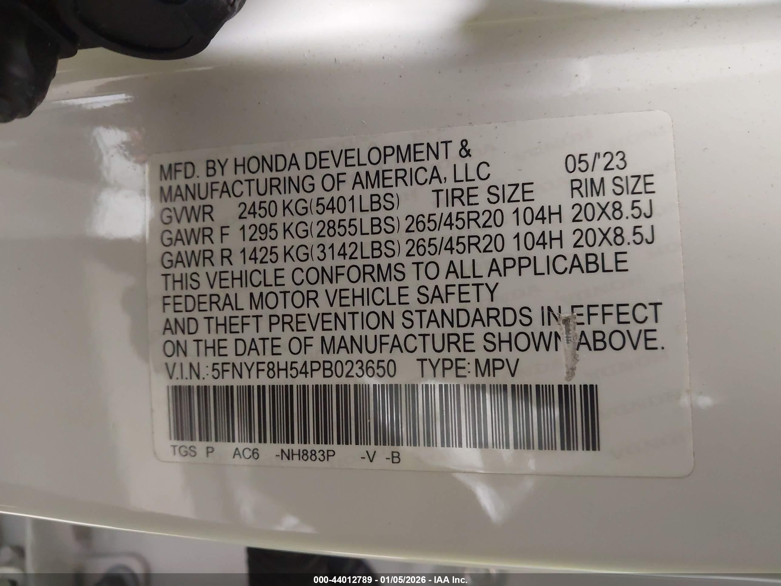HONDA PASSPORT image 9