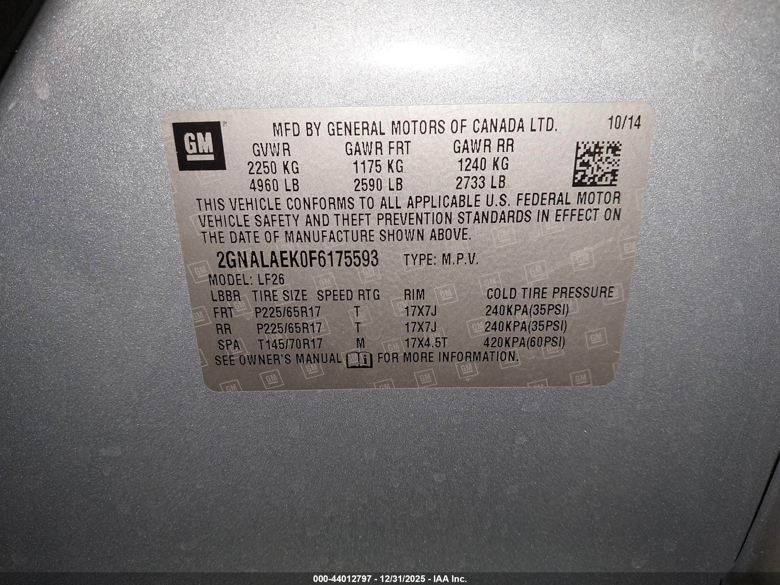 CHEVROLET EQUINOX image 9