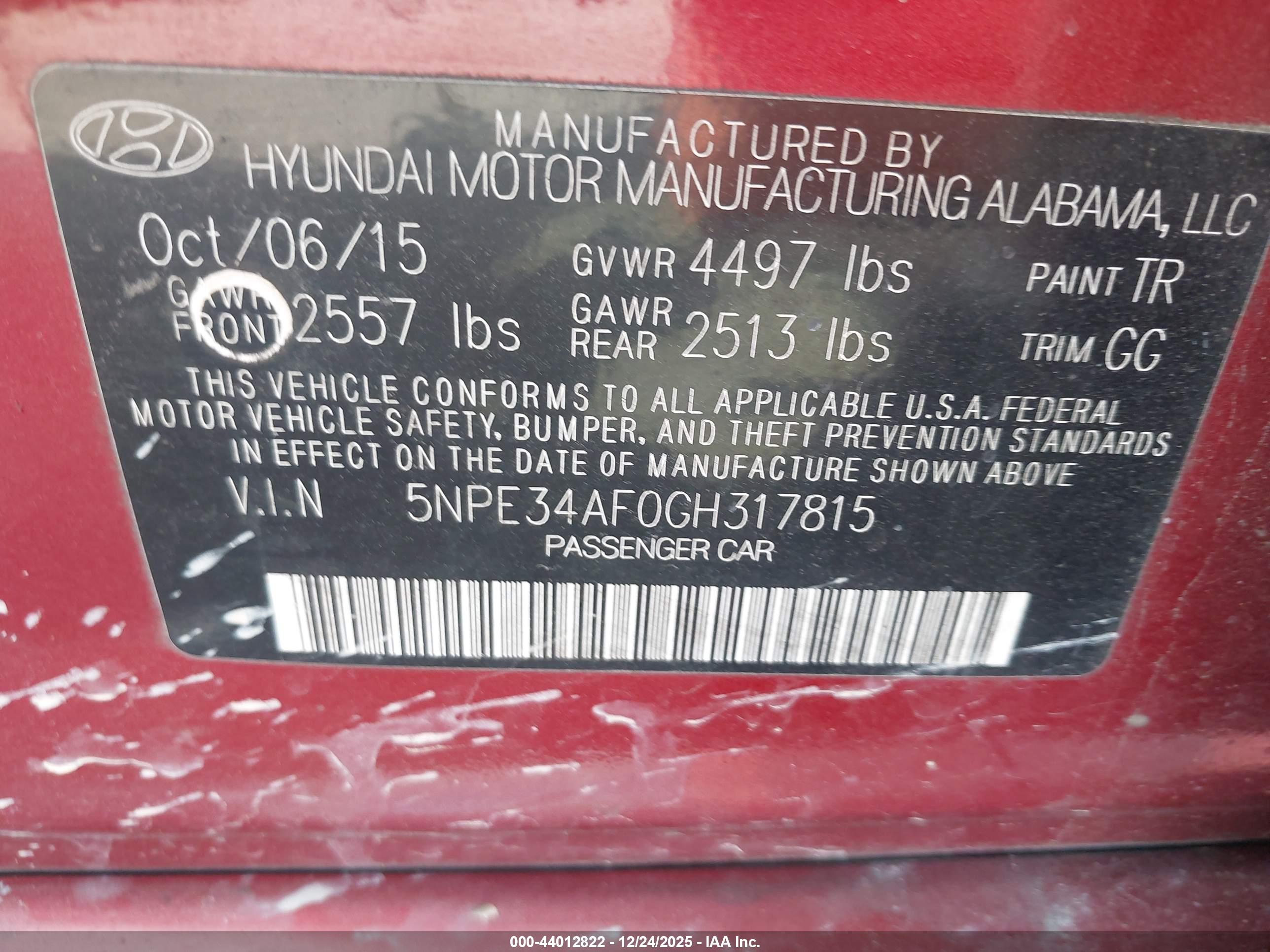 HYUNDAI SONATA image 9