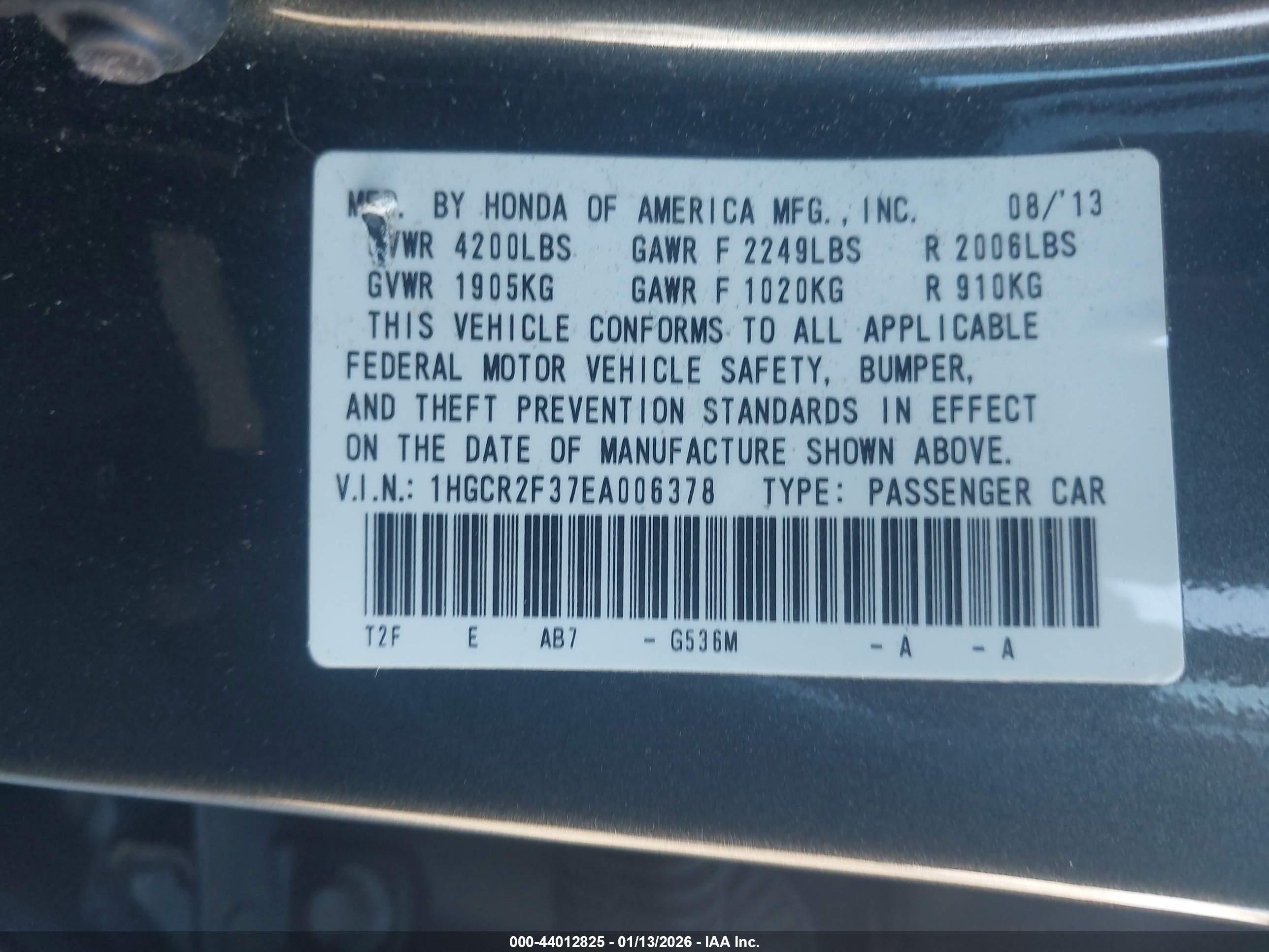 HONDA ACCORD image 9