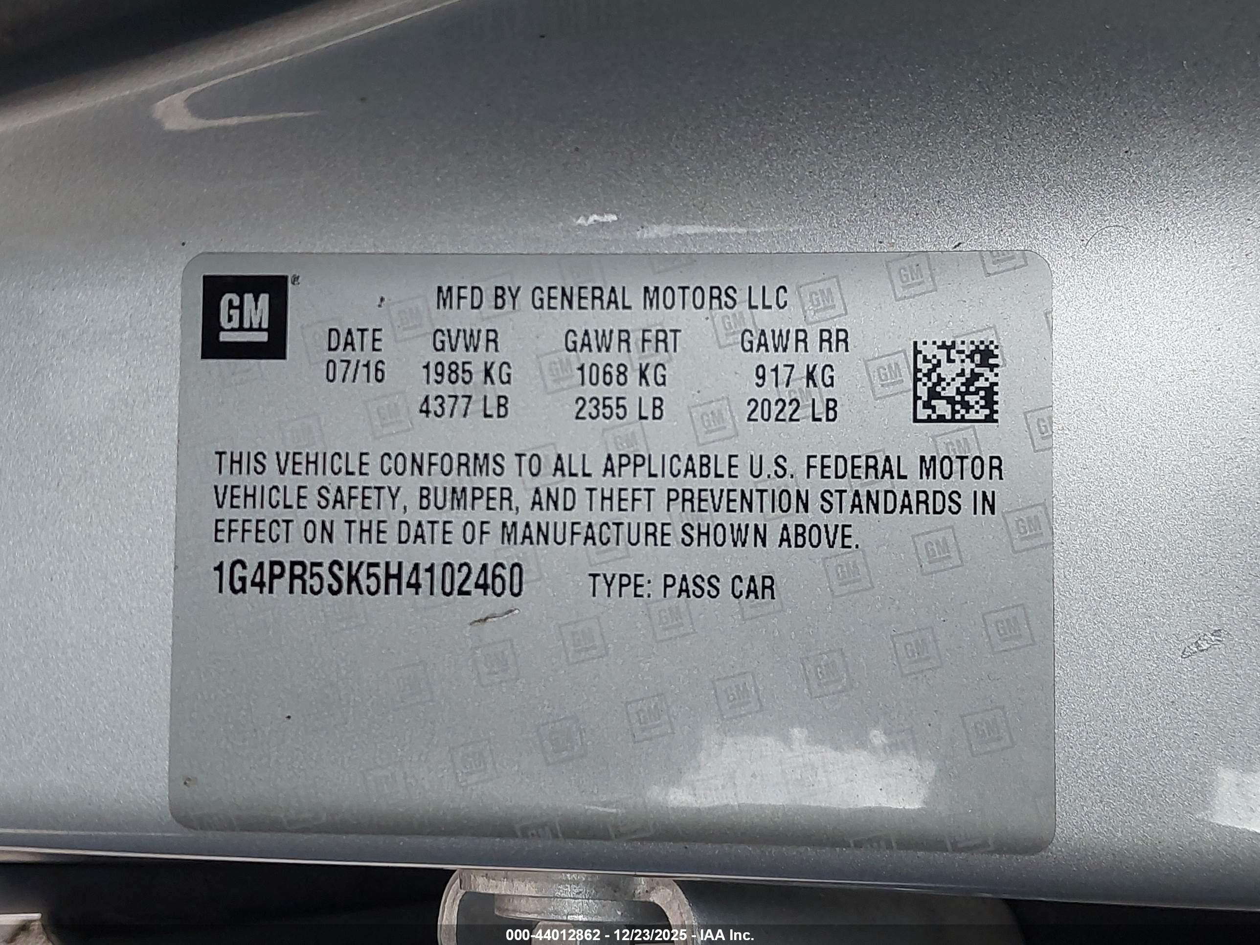 BUICK VERANO image 9