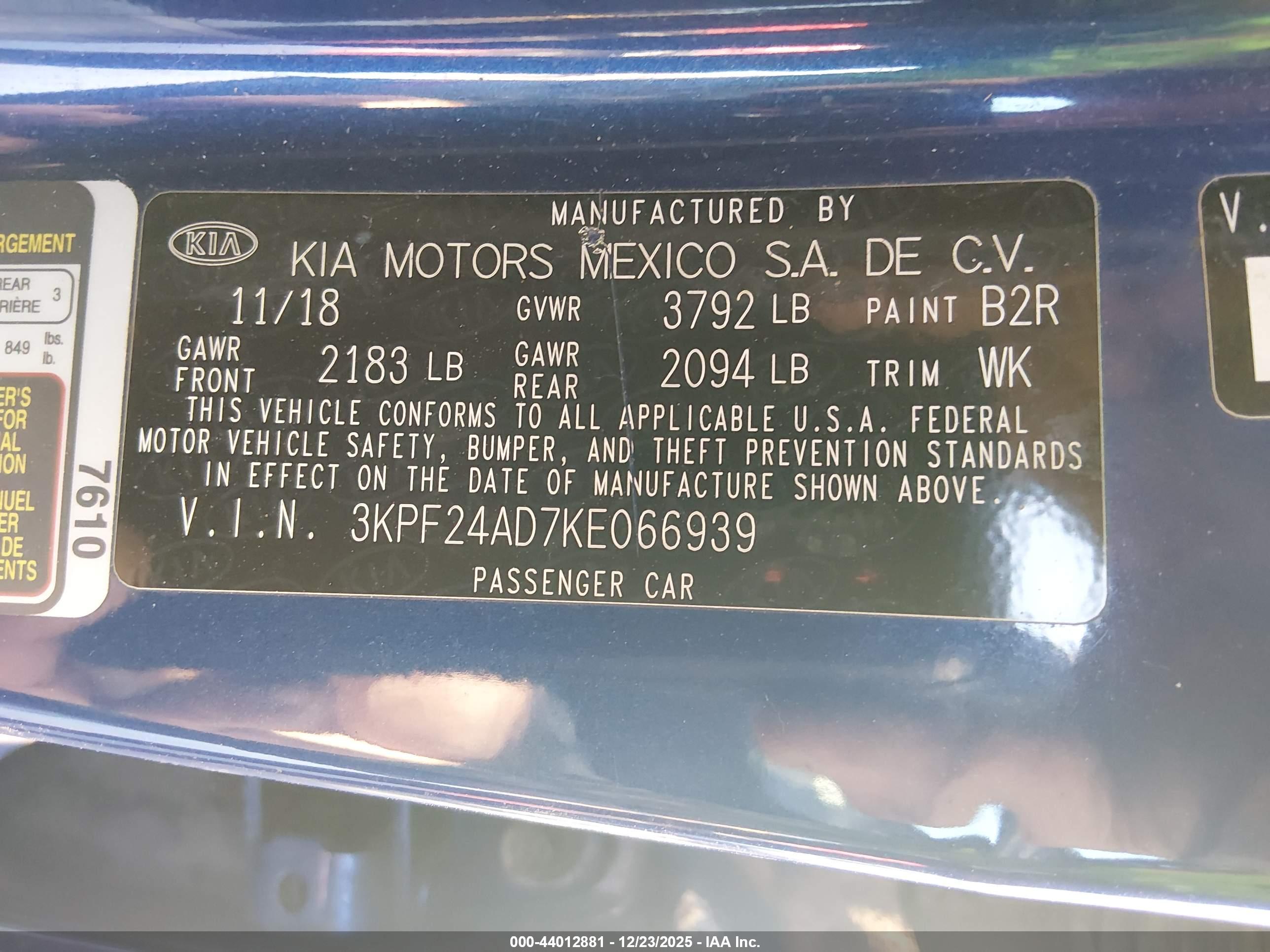 KIA FORTE image 9