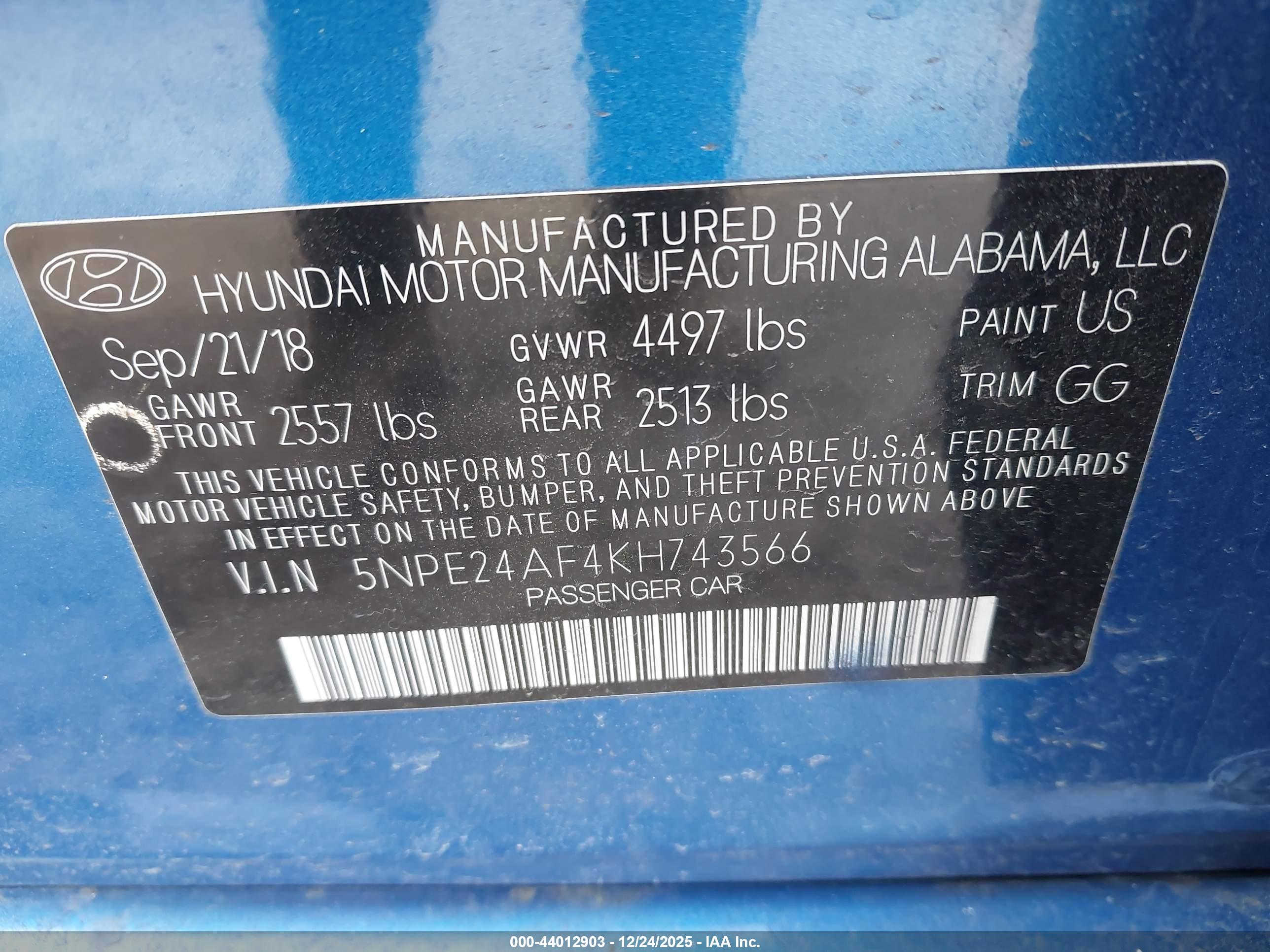 HYUNDAI SONATA image 9
