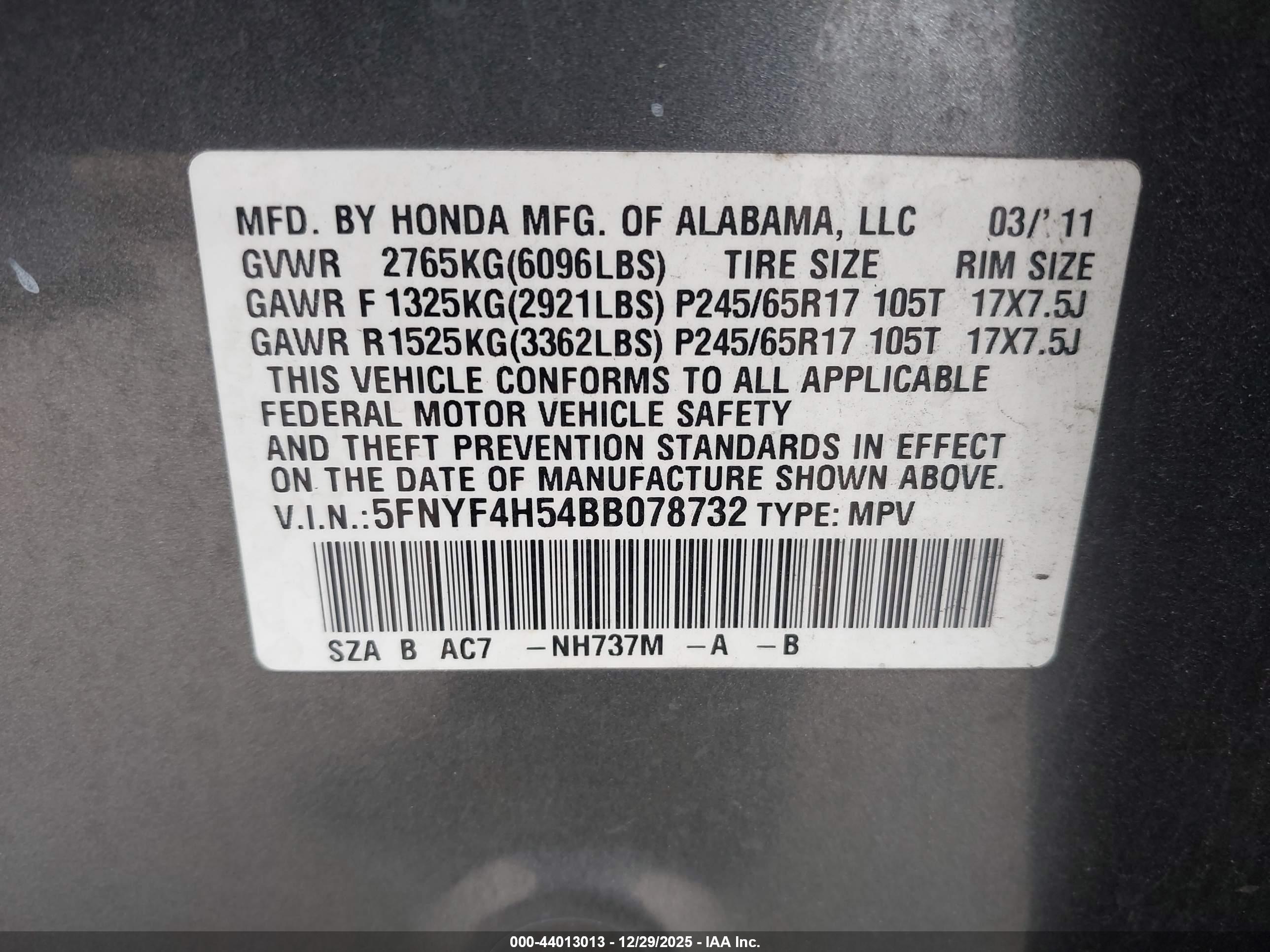 HONDA PILOT image 9