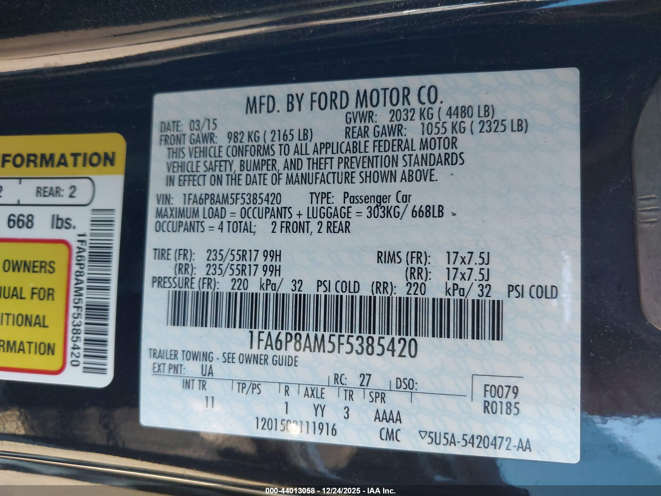 FORD MUSTANG image 9