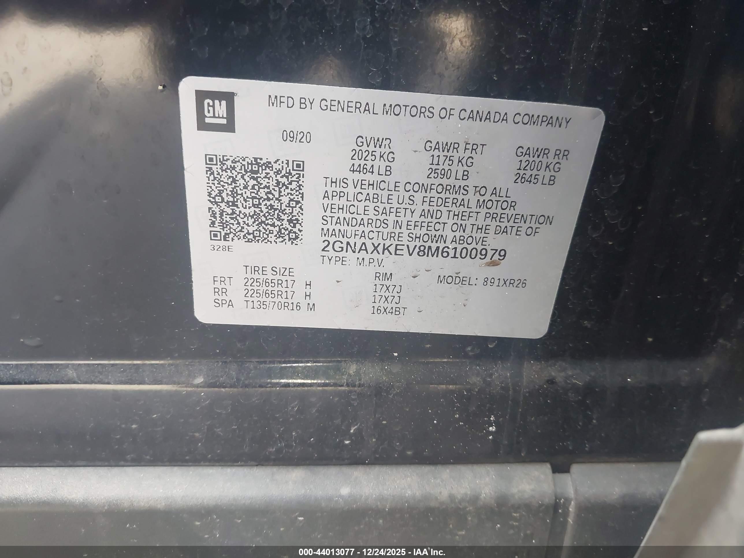 CHEVROLET EQUINOX image 9