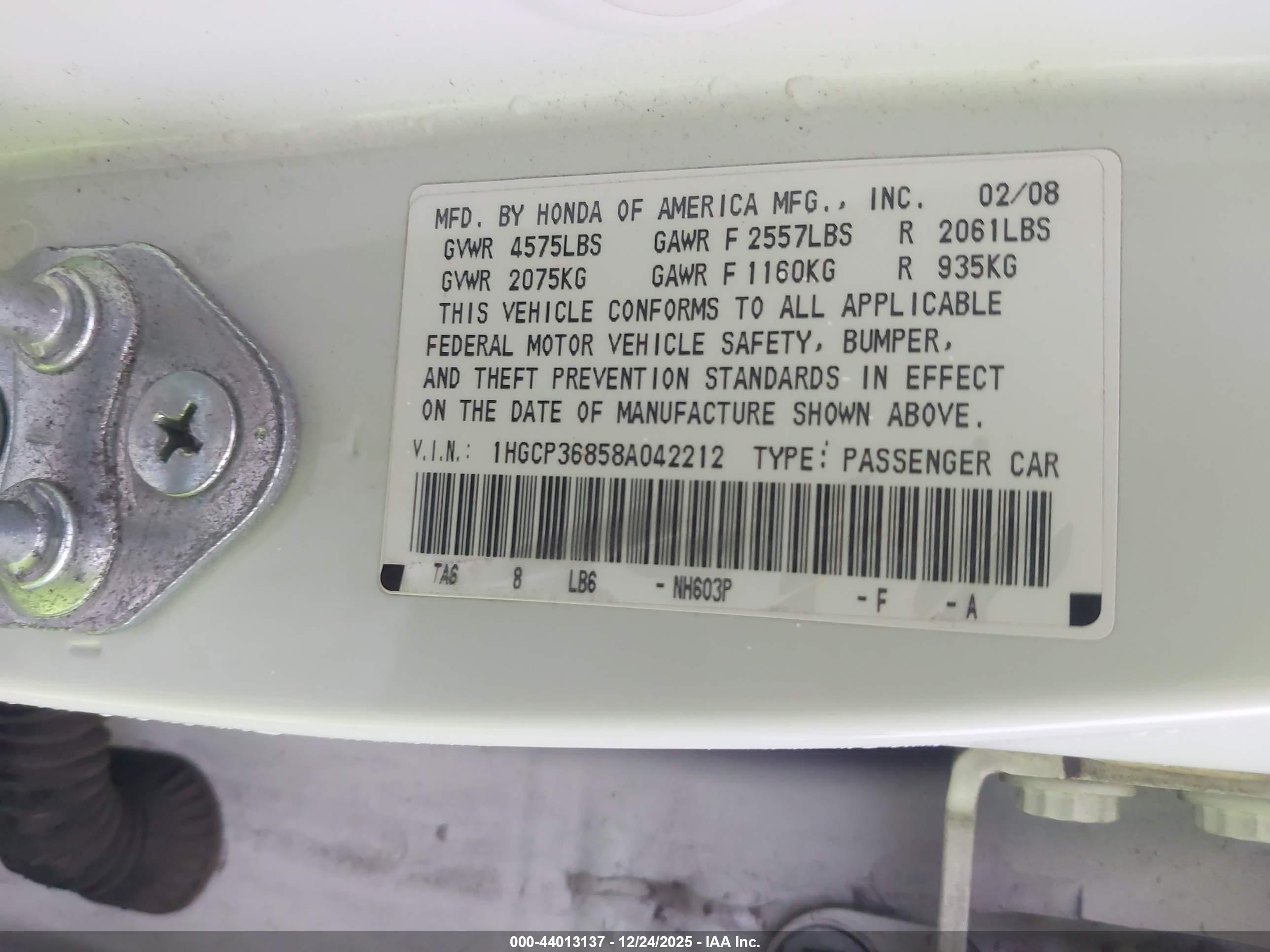 HONDA ACCORD image 9