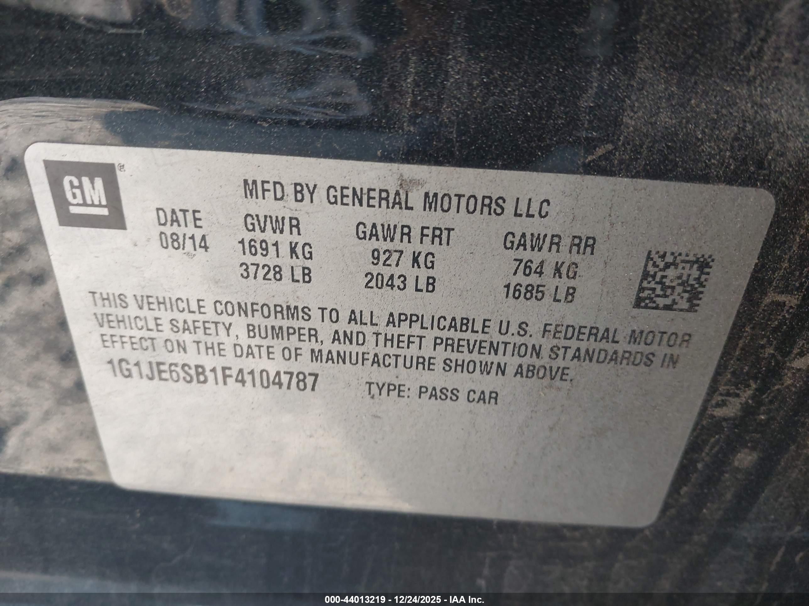 CHEVROLET SONIC image 9