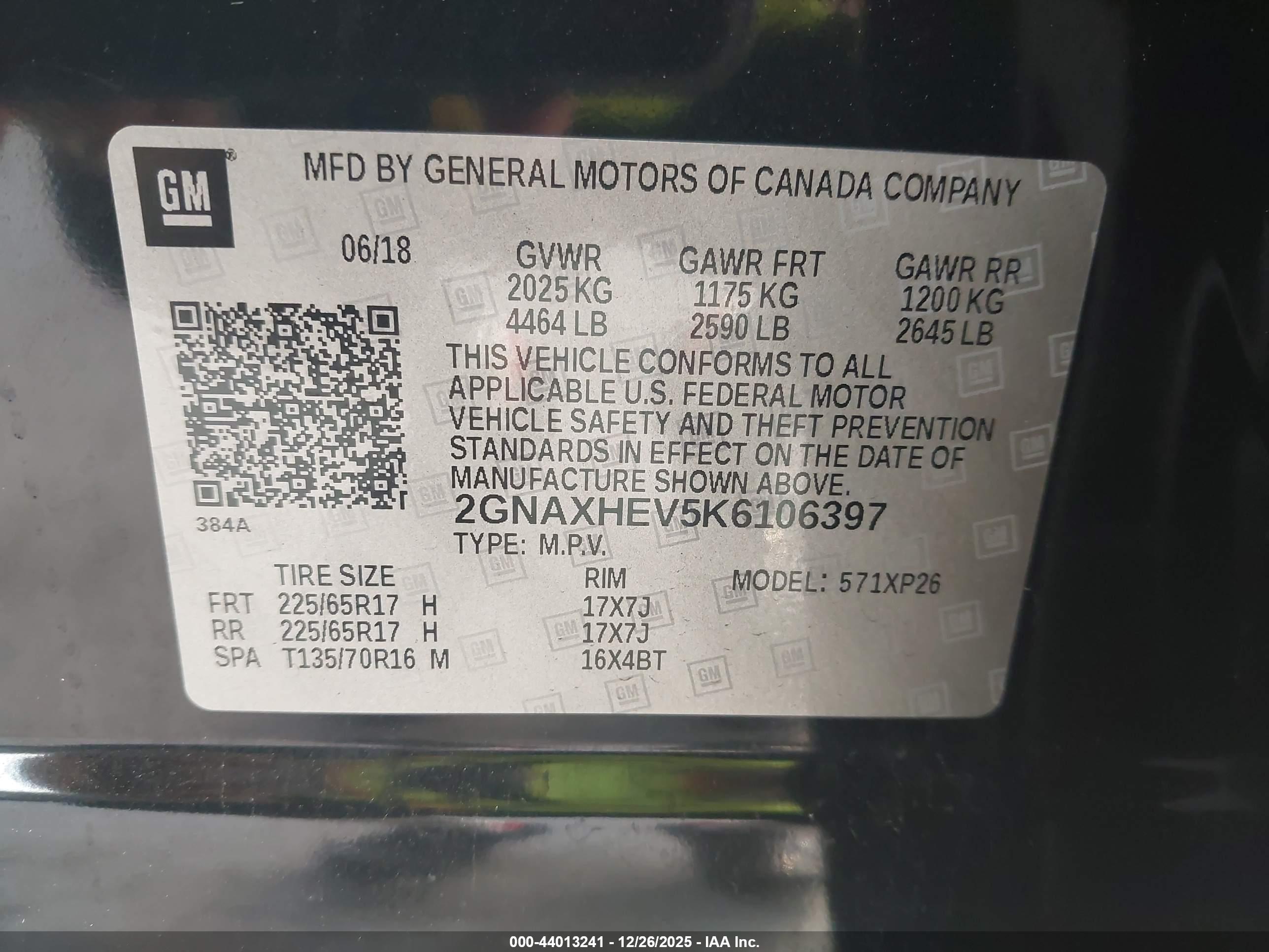 CHEVROLET EQUINOX image 9