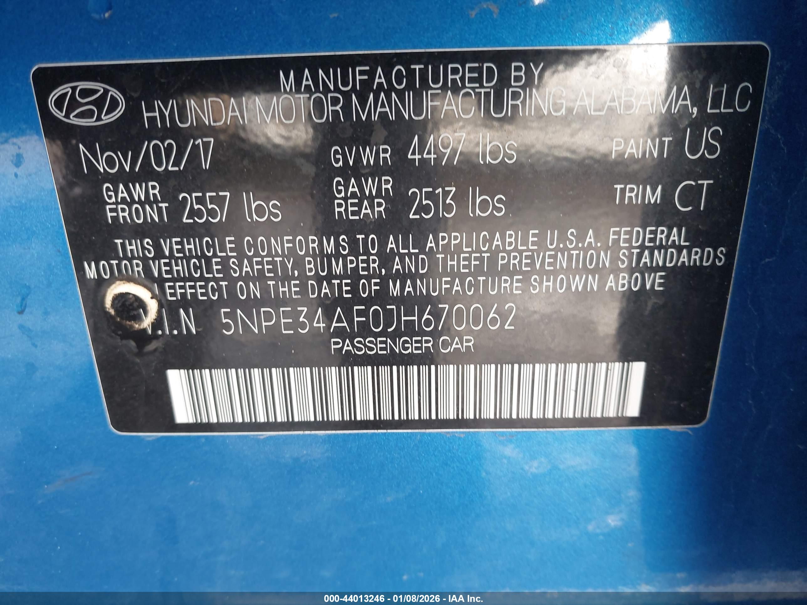 HYUNDAI SONATA image 9