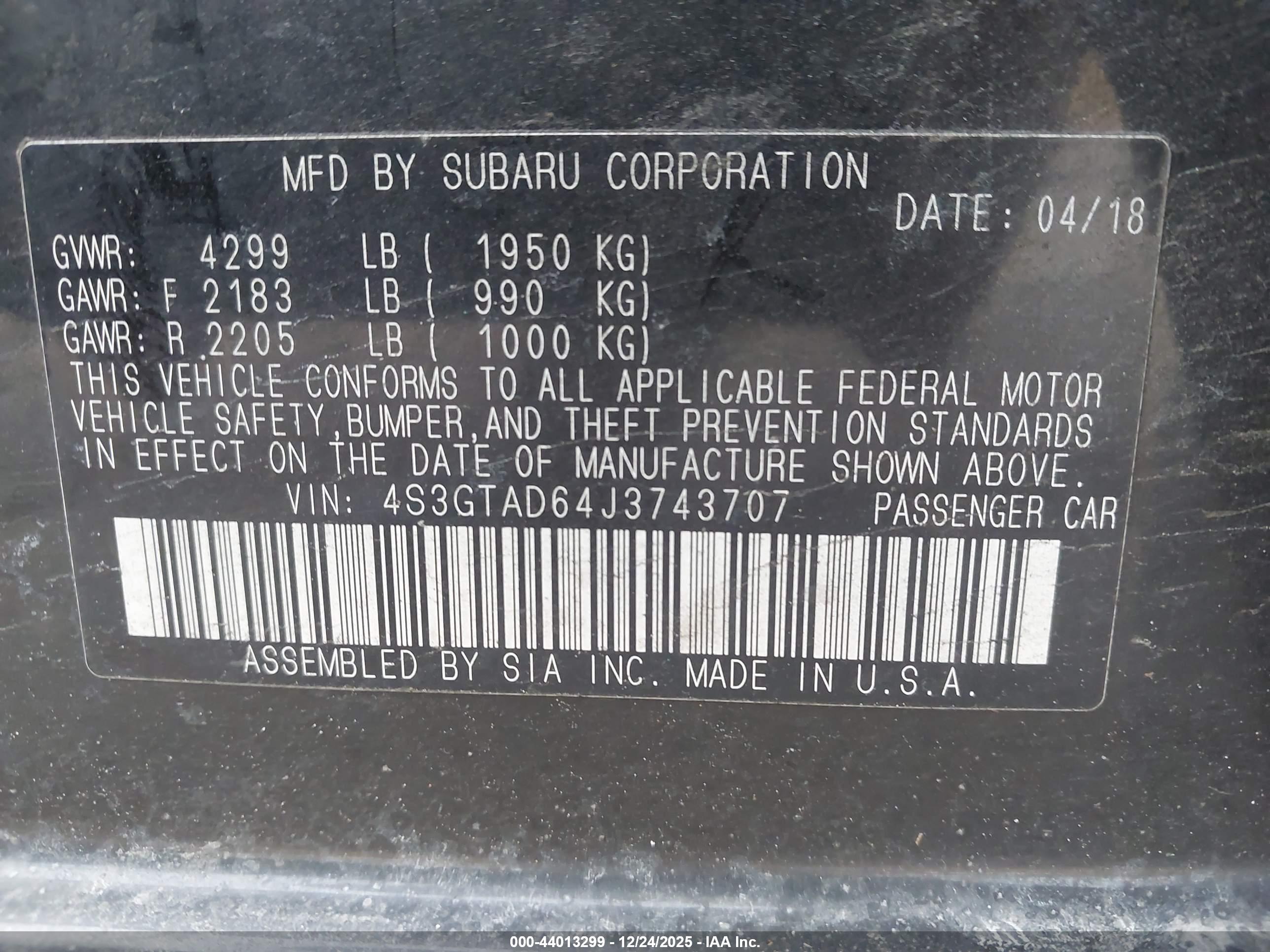 SUBARU IMPREZA image 9