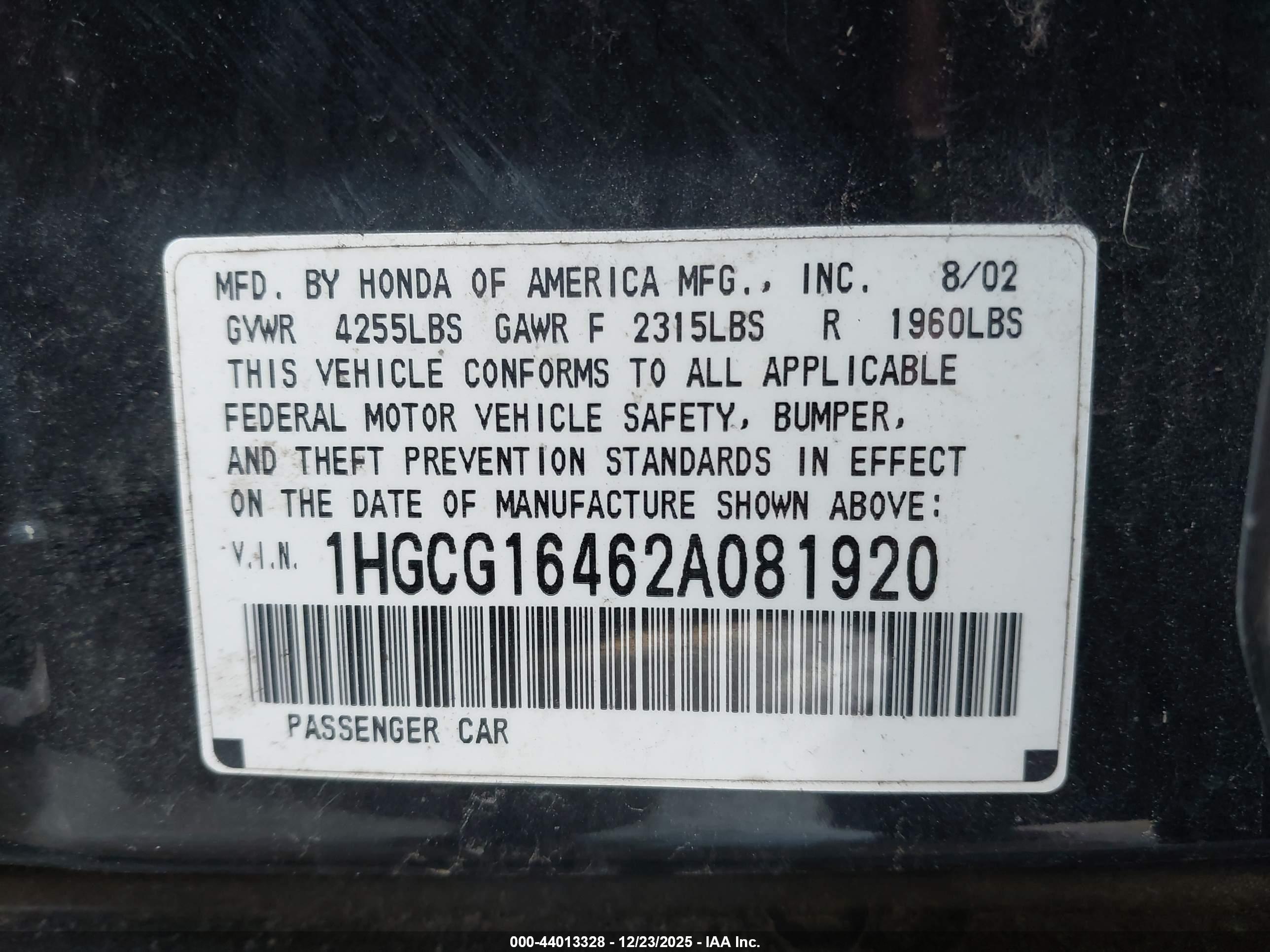 HONDA ACCORD image 9