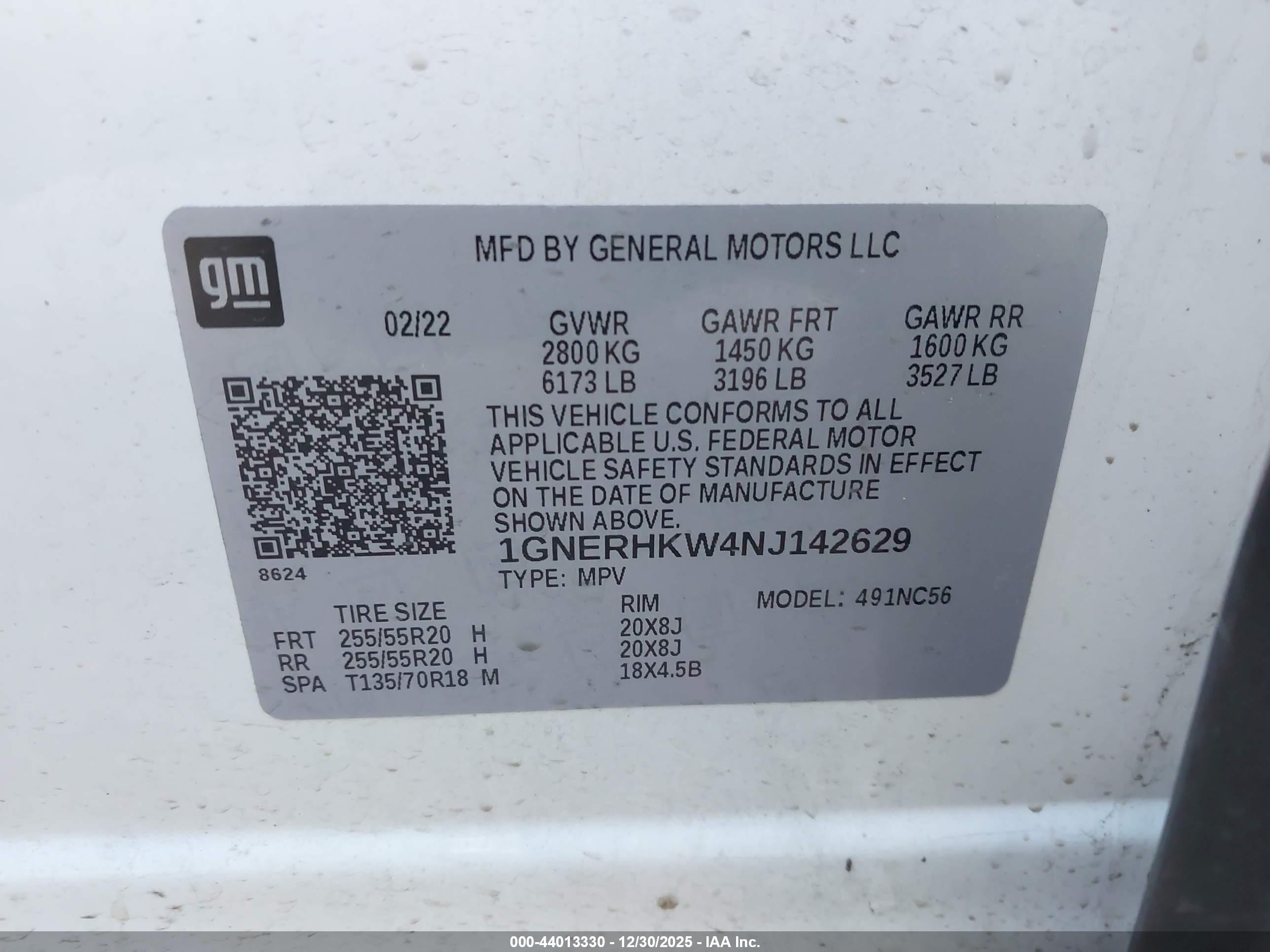 CHEVROLET TRAVERSE image 9