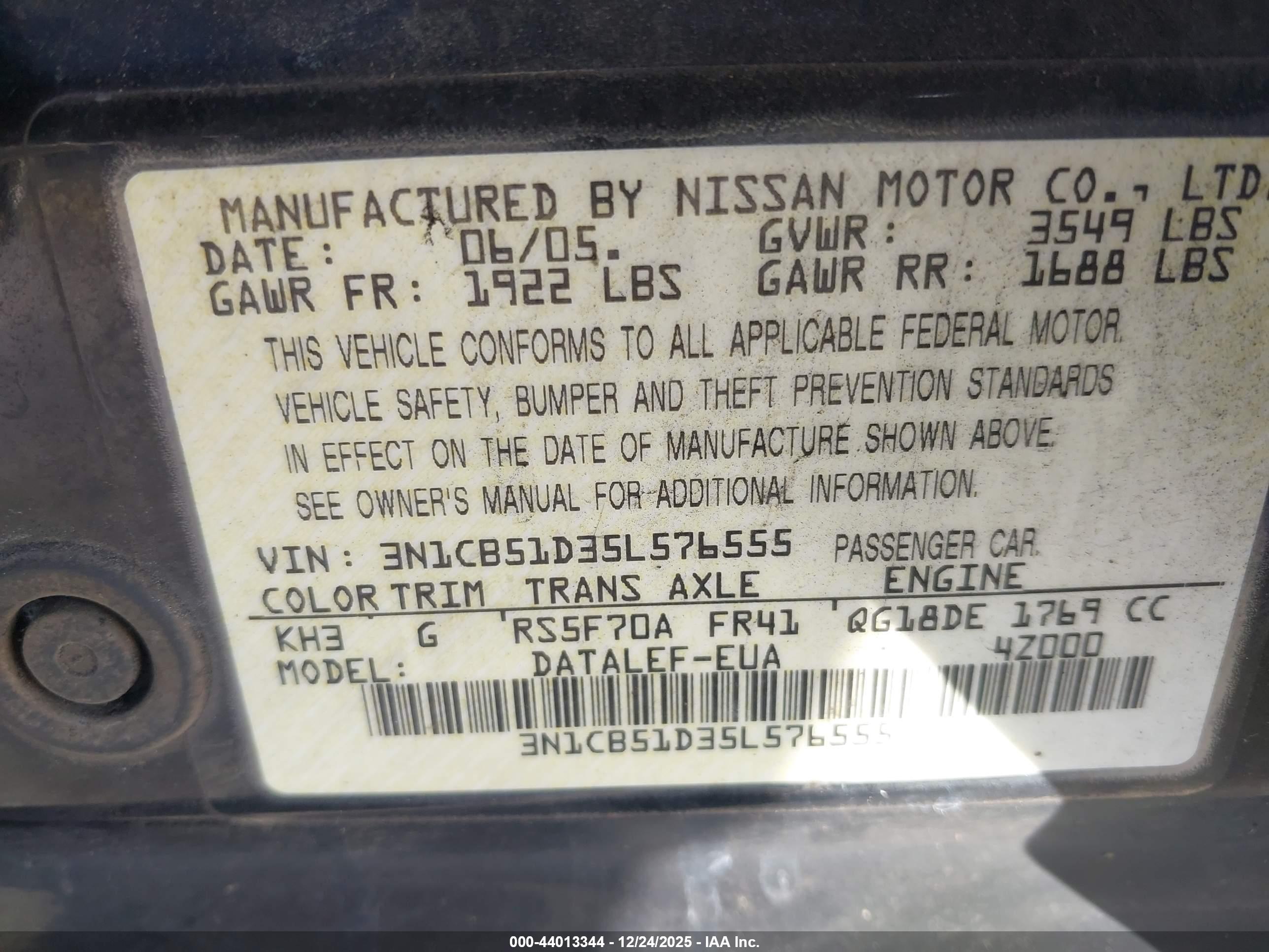 NISSAN SENTRA image 9