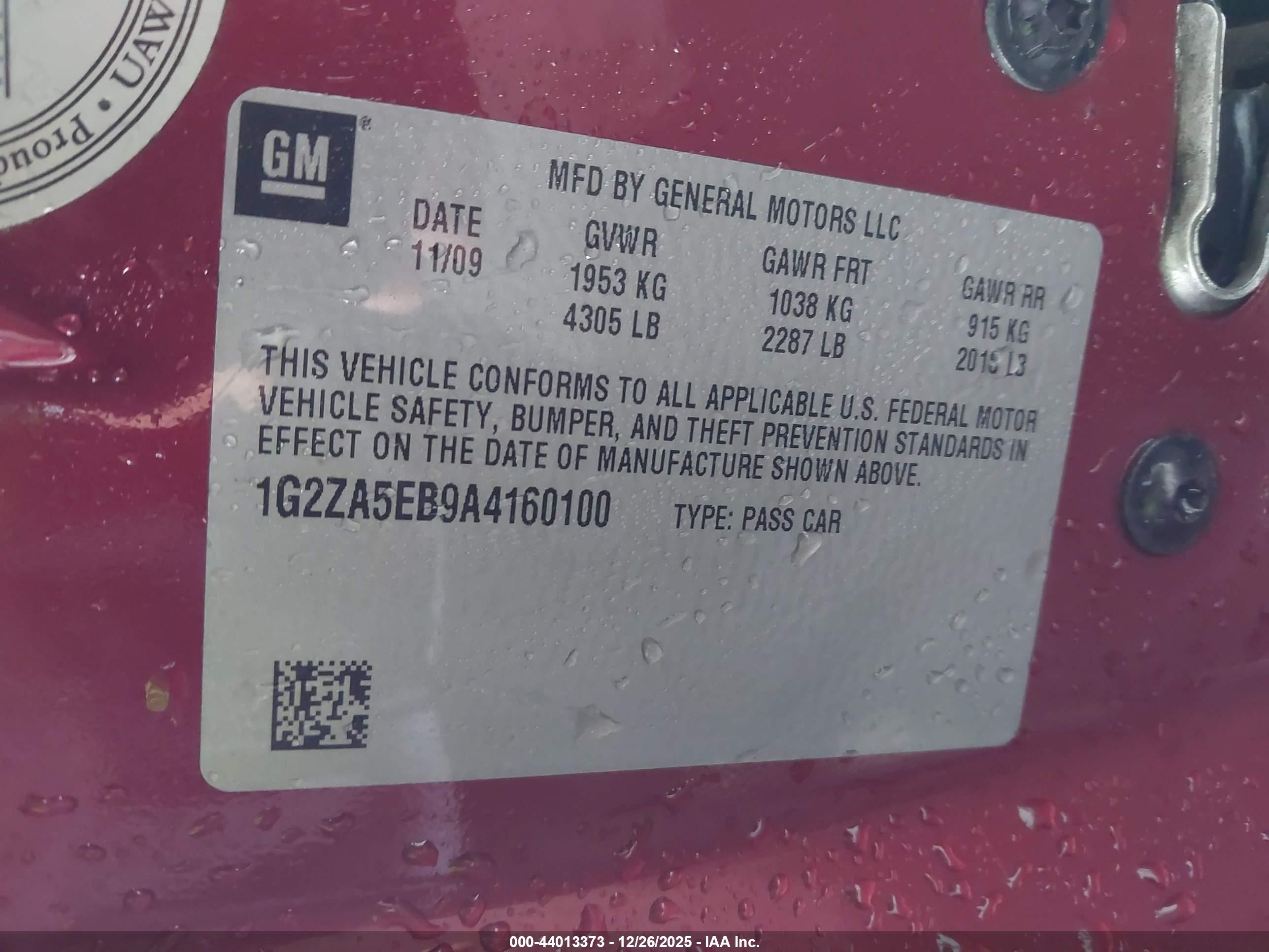 PONTIAC G6 image 9