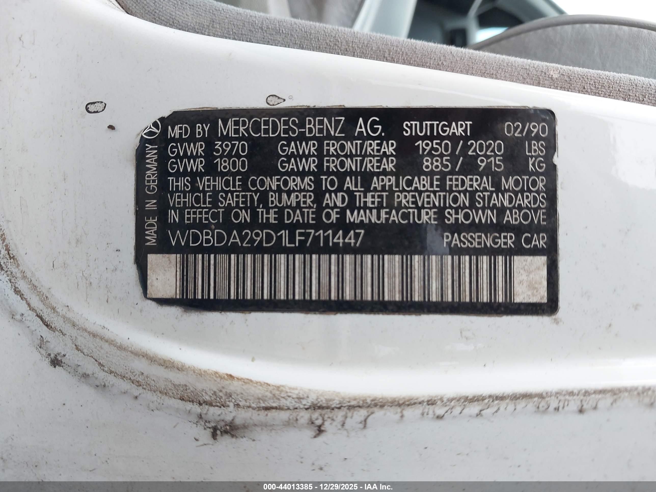 MERCEDES-BENZ 190 image 9