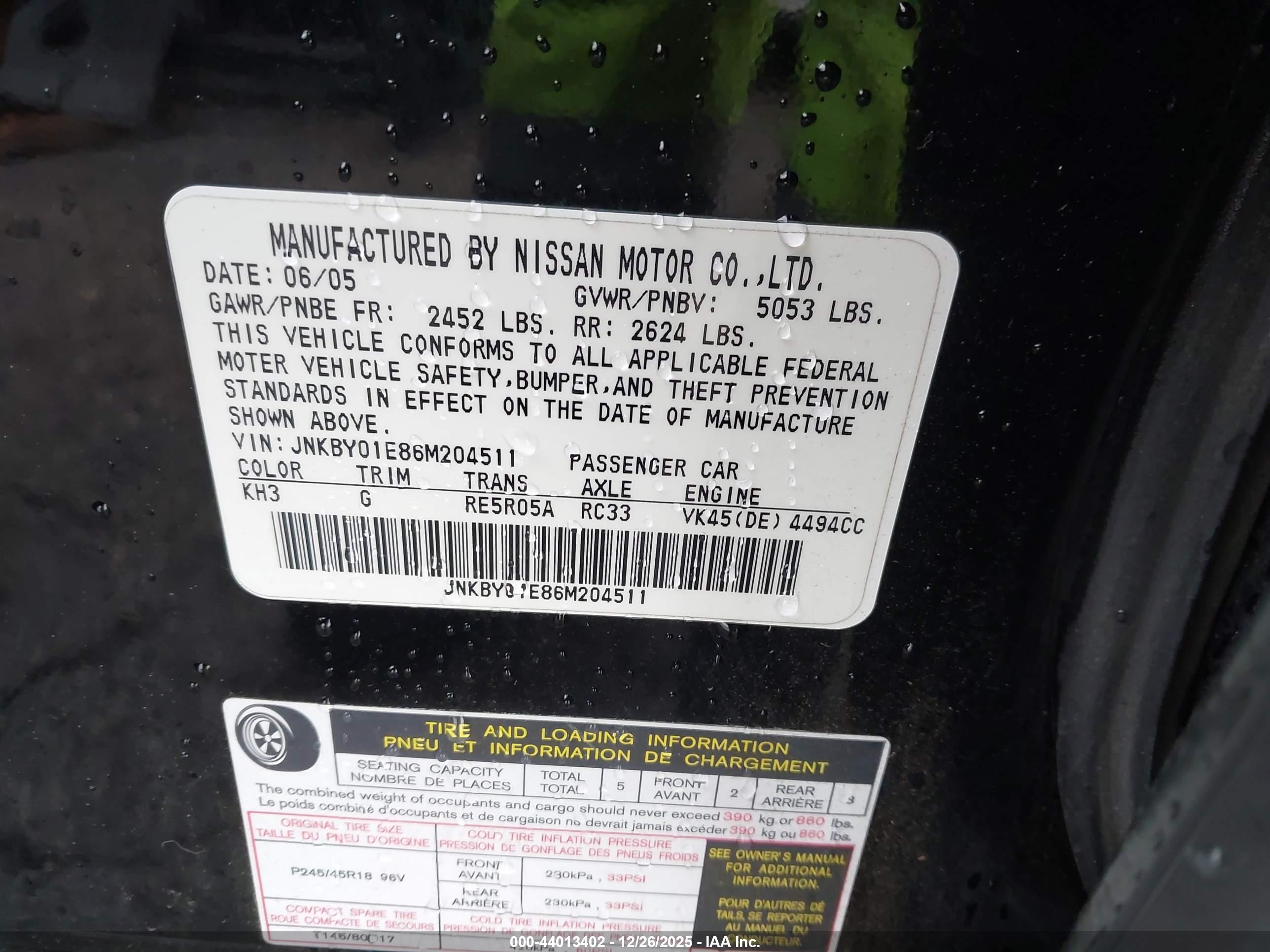 INFINITI M45 image 9