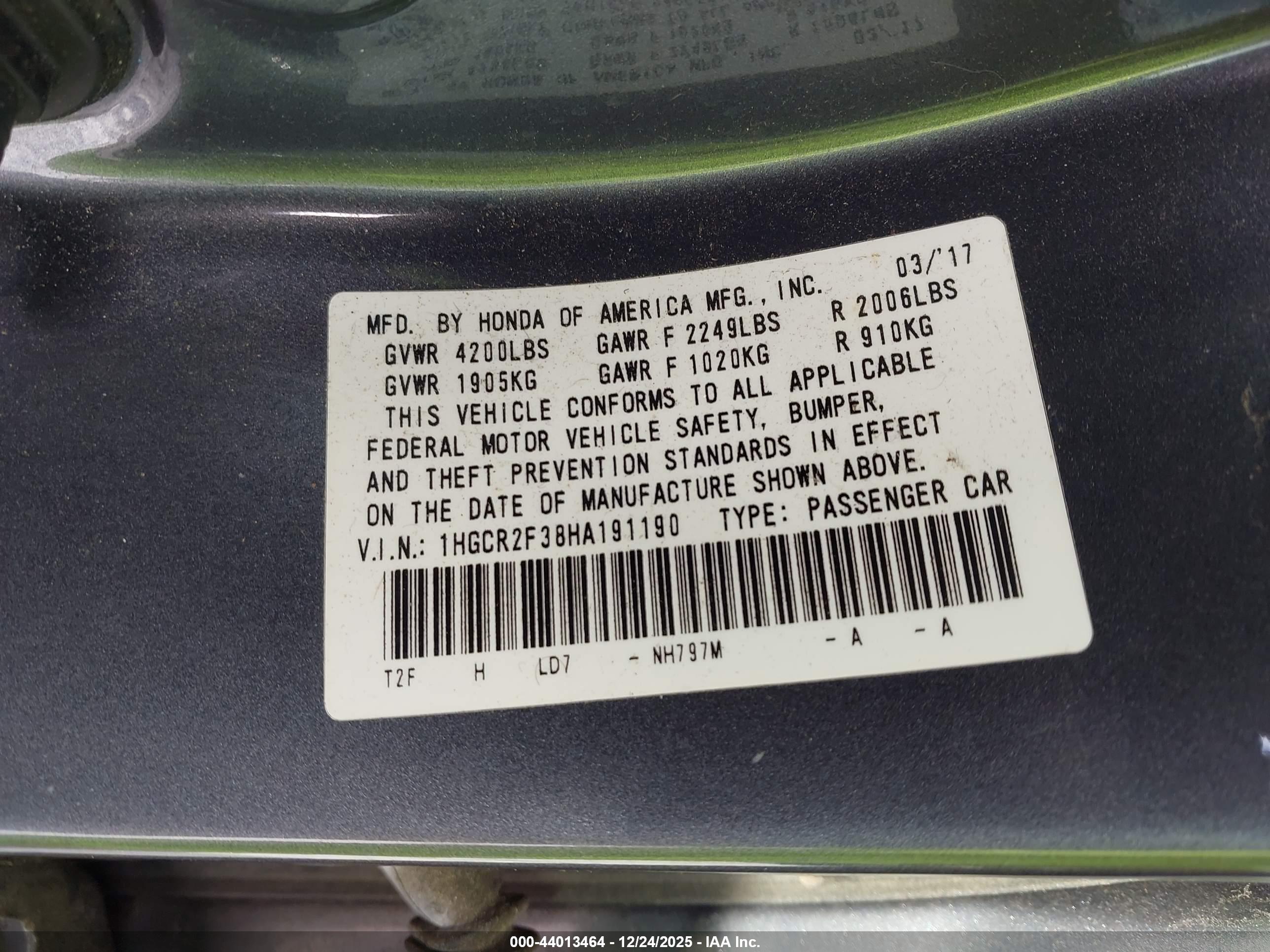 HONDA ACCORD image 9