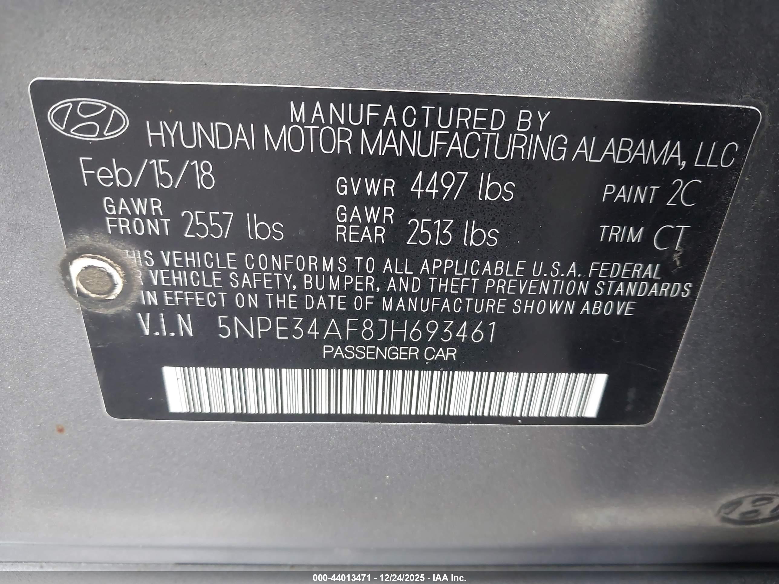 HYUNDAI SONATA image 9