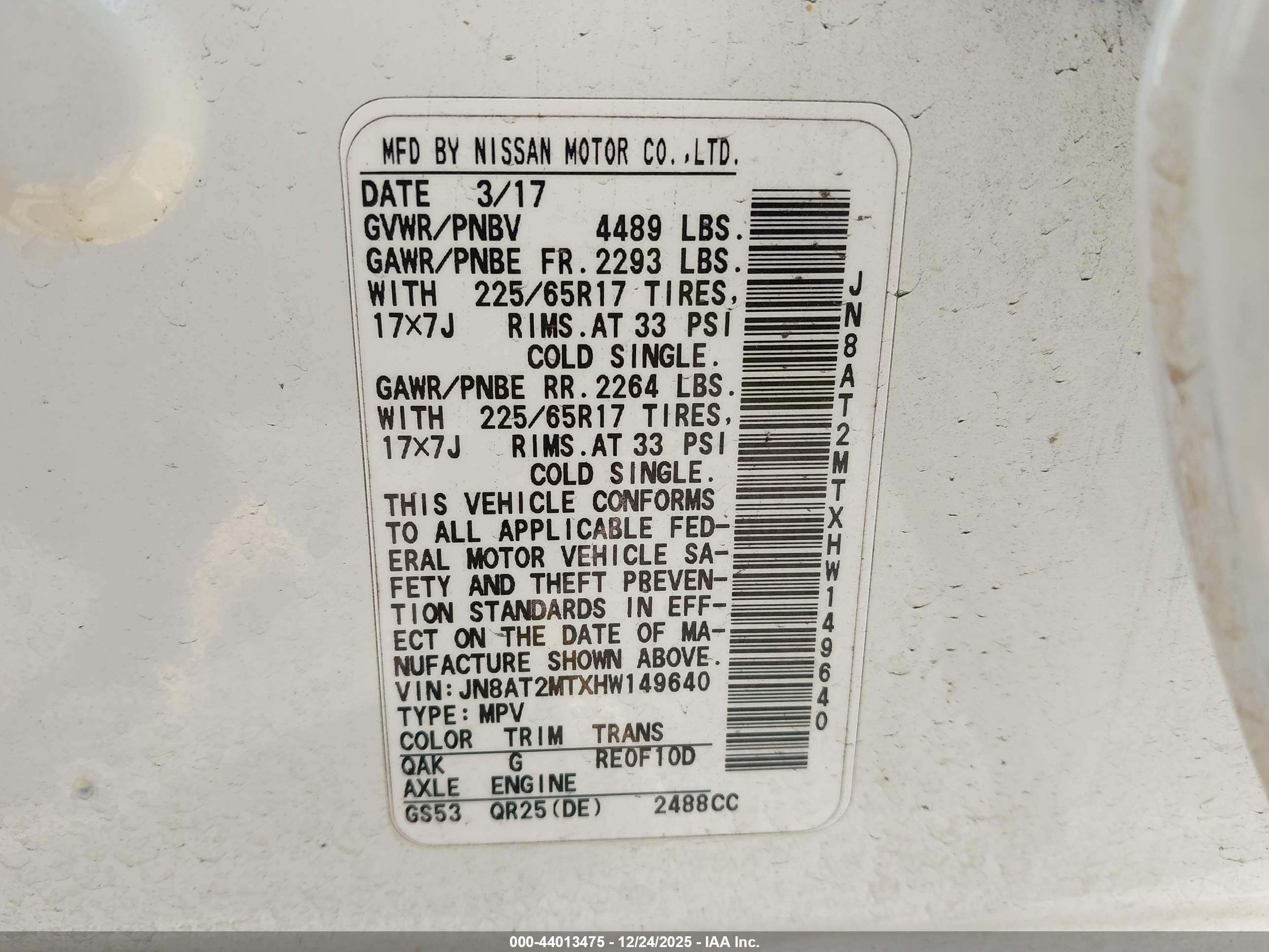 NISSAN ROGUE image 9