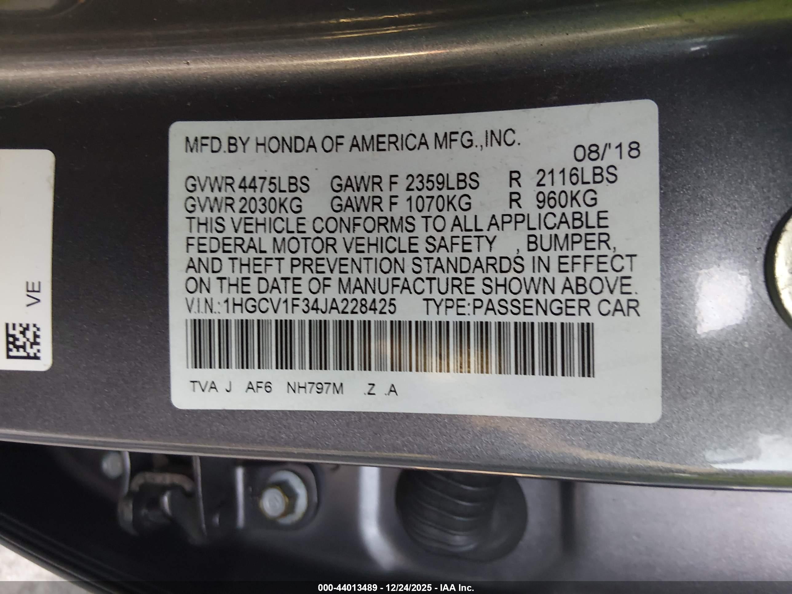 HONDA ACCORD image 9