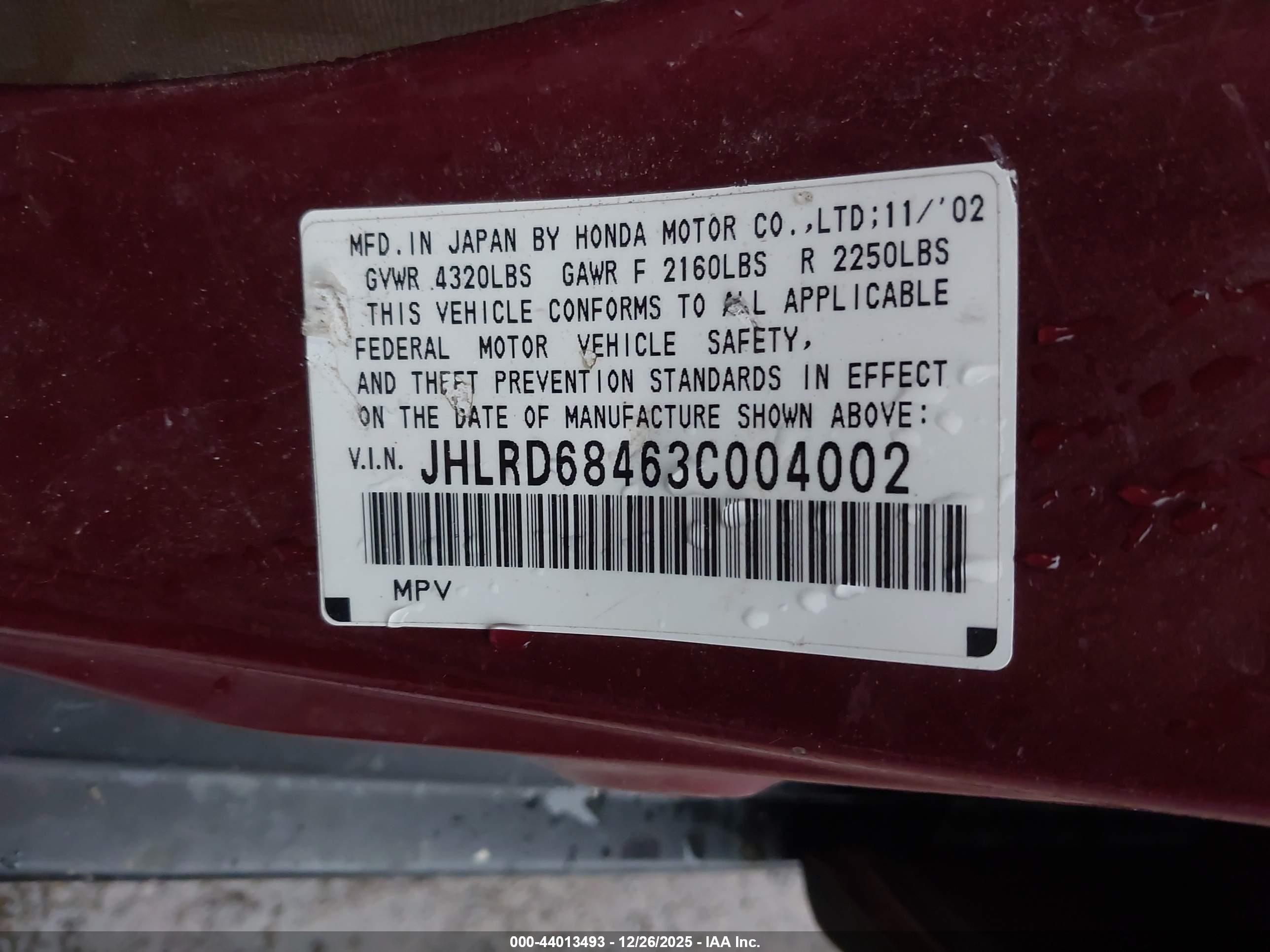 HONDA CR-V image 9