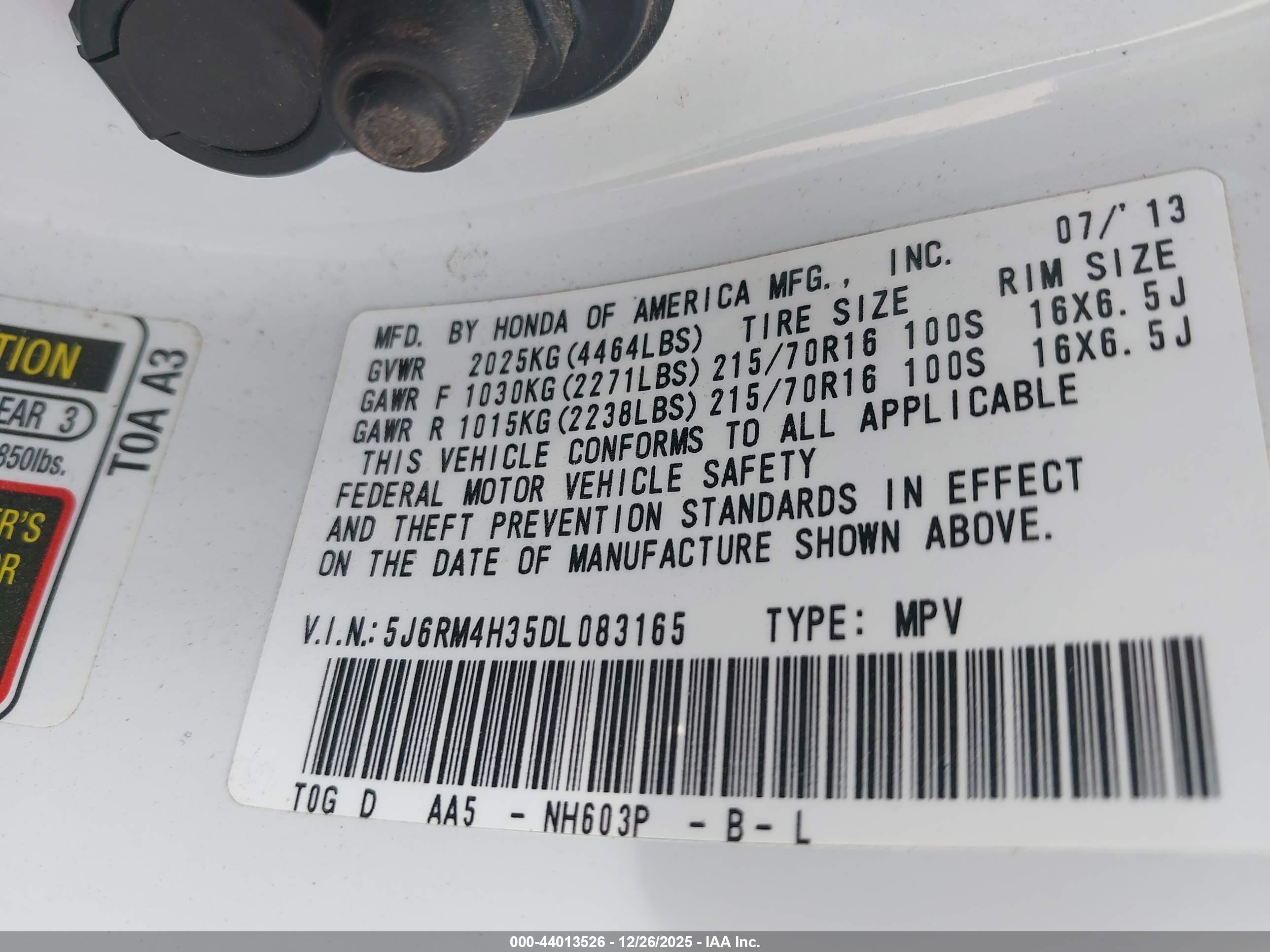 HONDA CR-V image 9