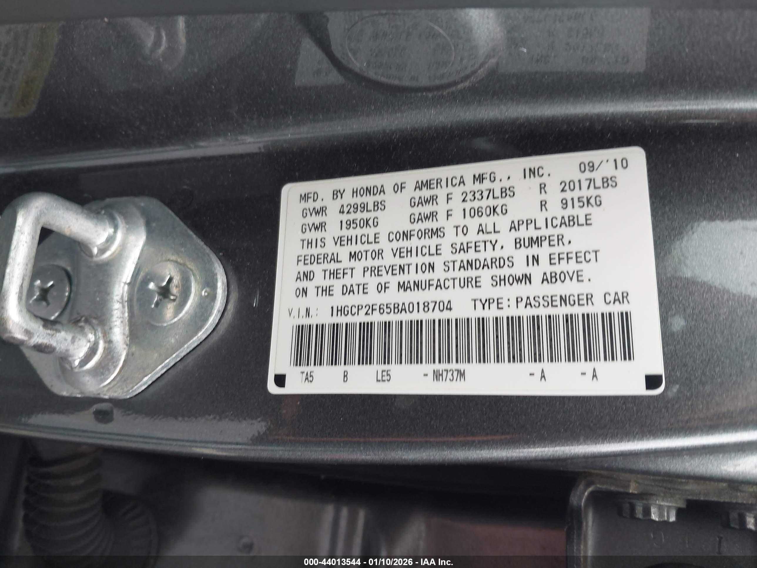 HONDA ACCORD image 9