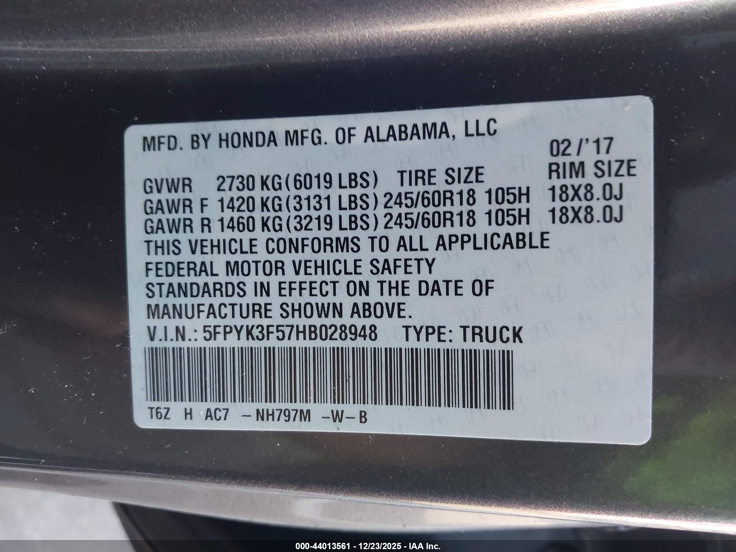HONDA RIDGELINE image 9