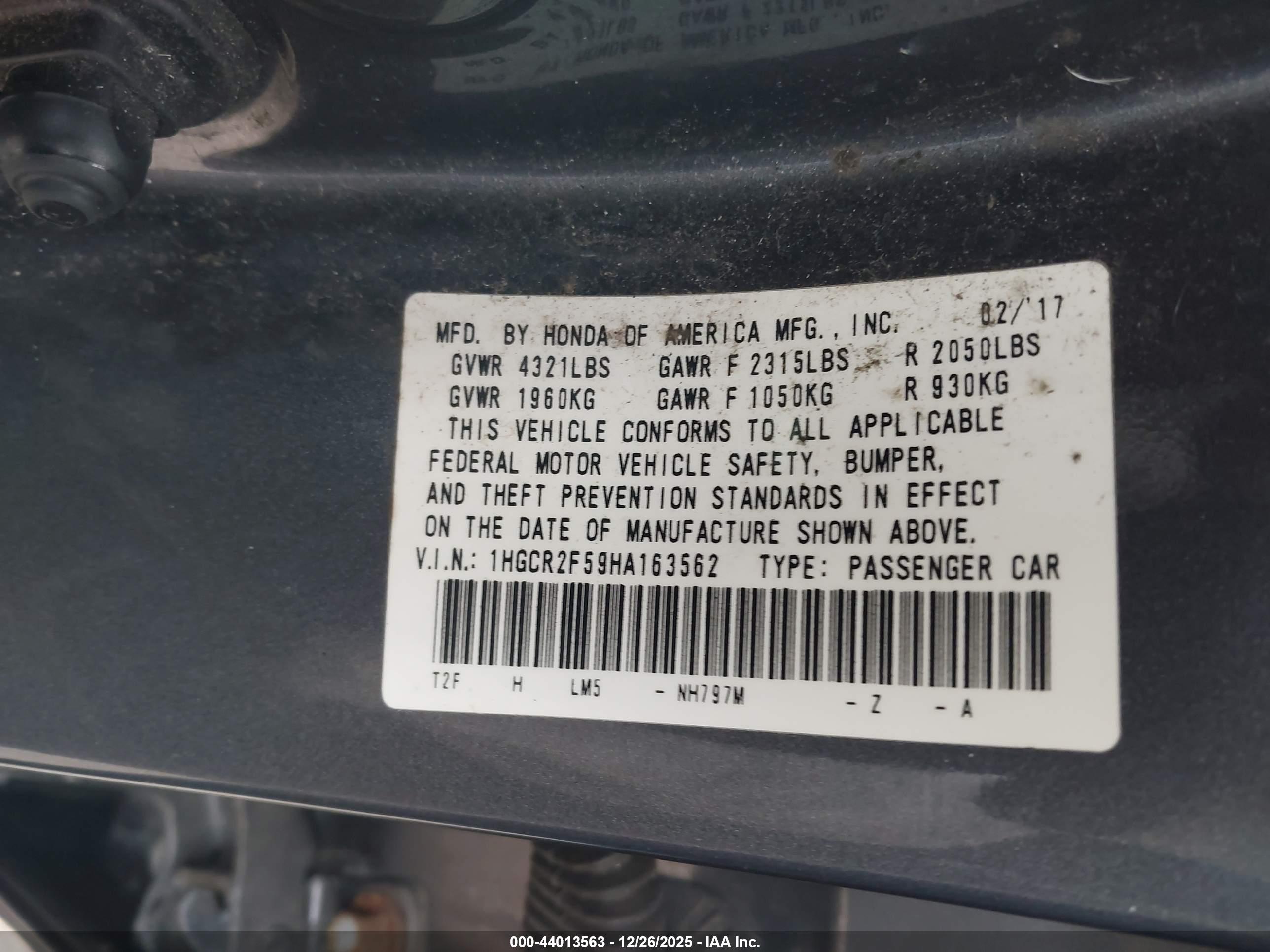 HONDA ACCORD image 9