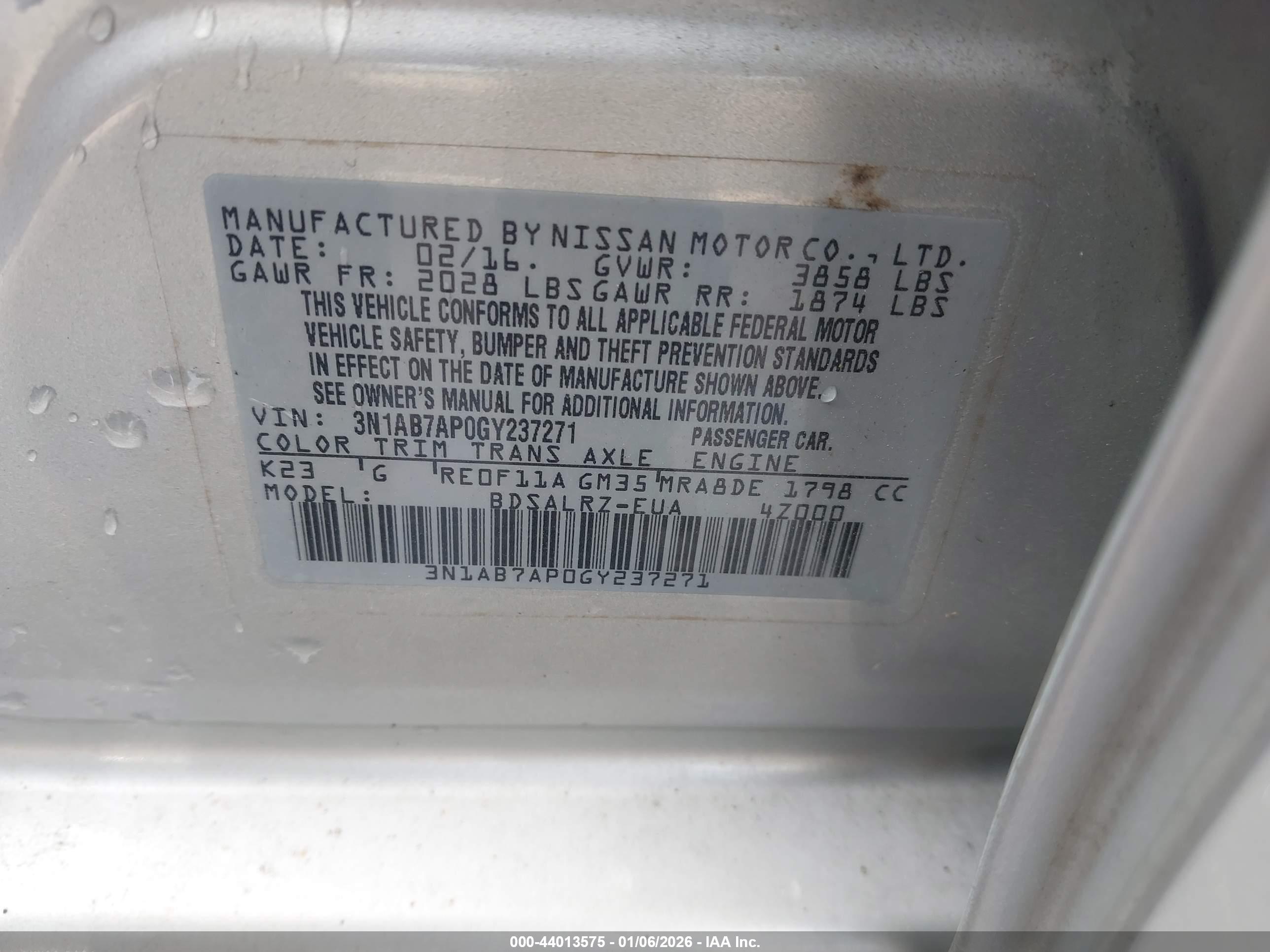 NISSAN SENTRA image 9