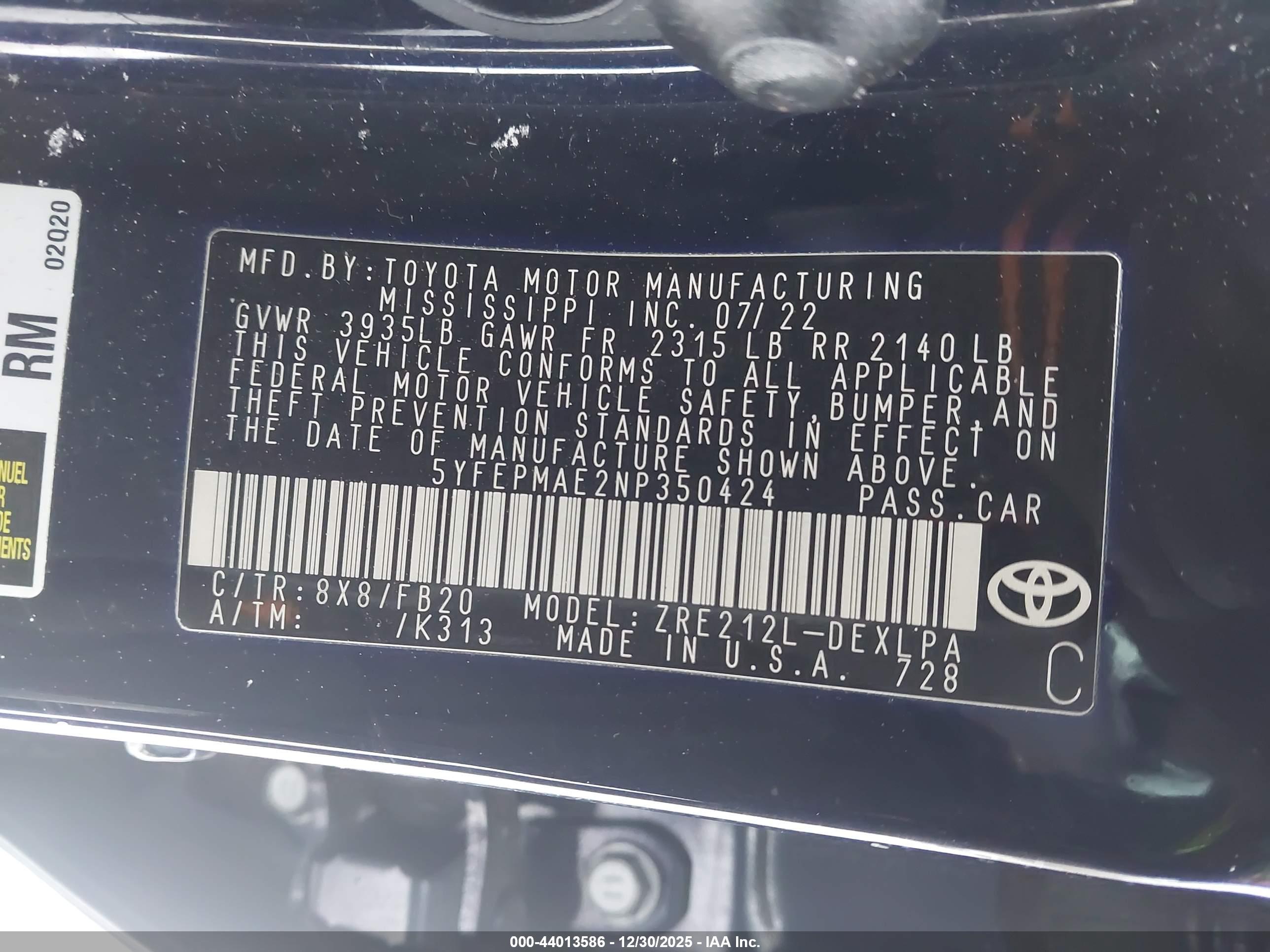 TOYOTA COROLLA image 9