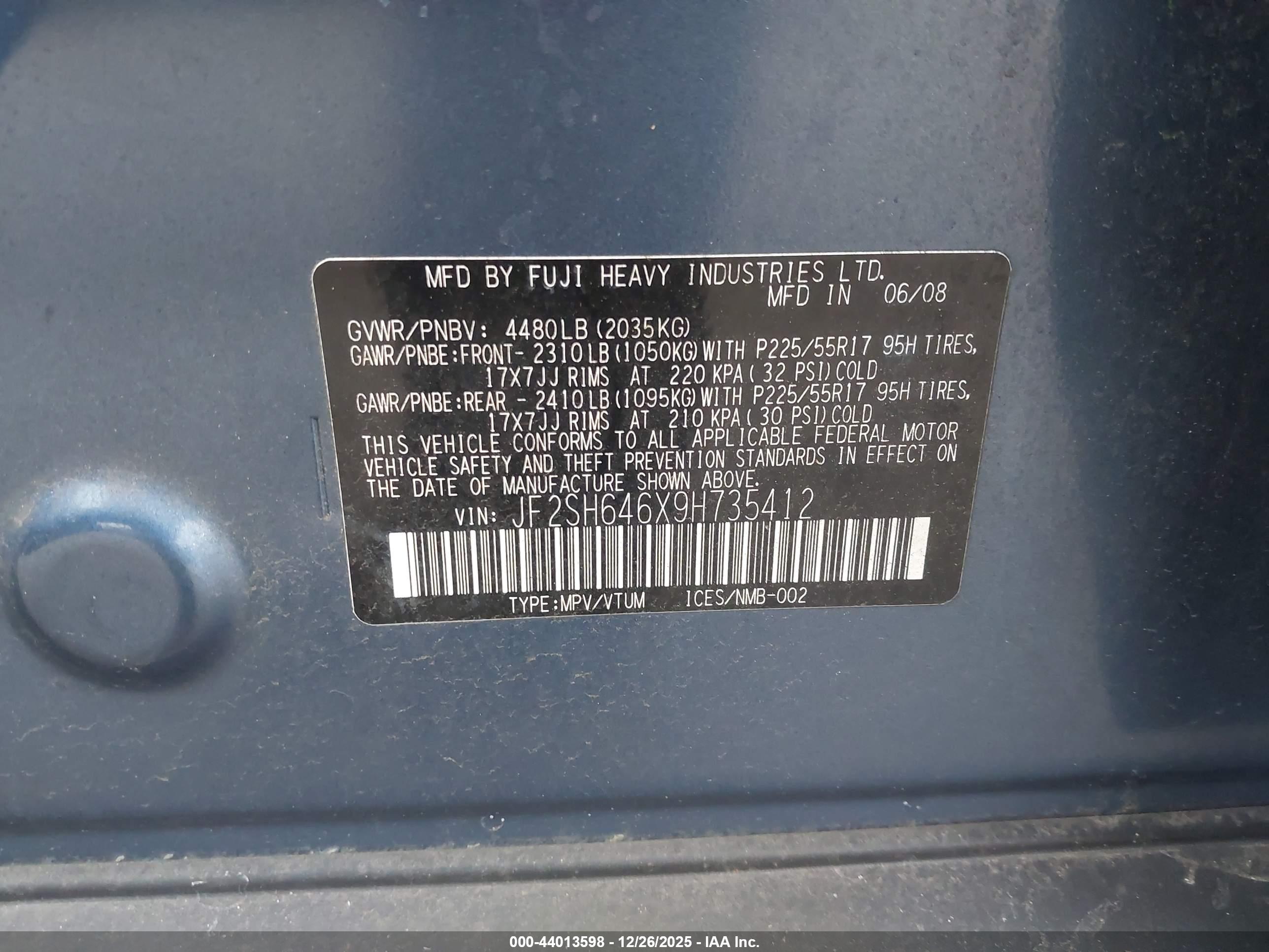 SUBARU FORESTER image 9