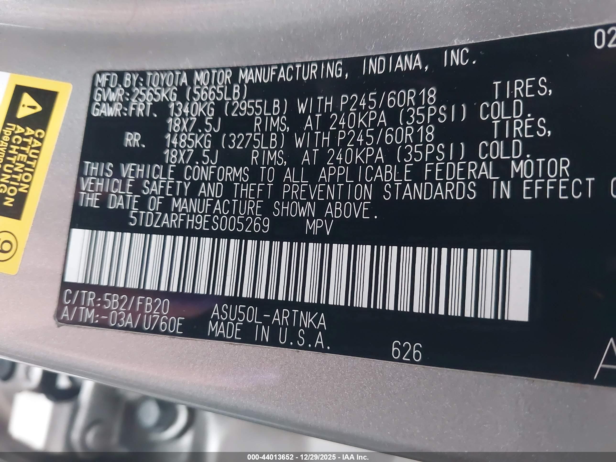 TOYOTA HIGHLANDER image 9